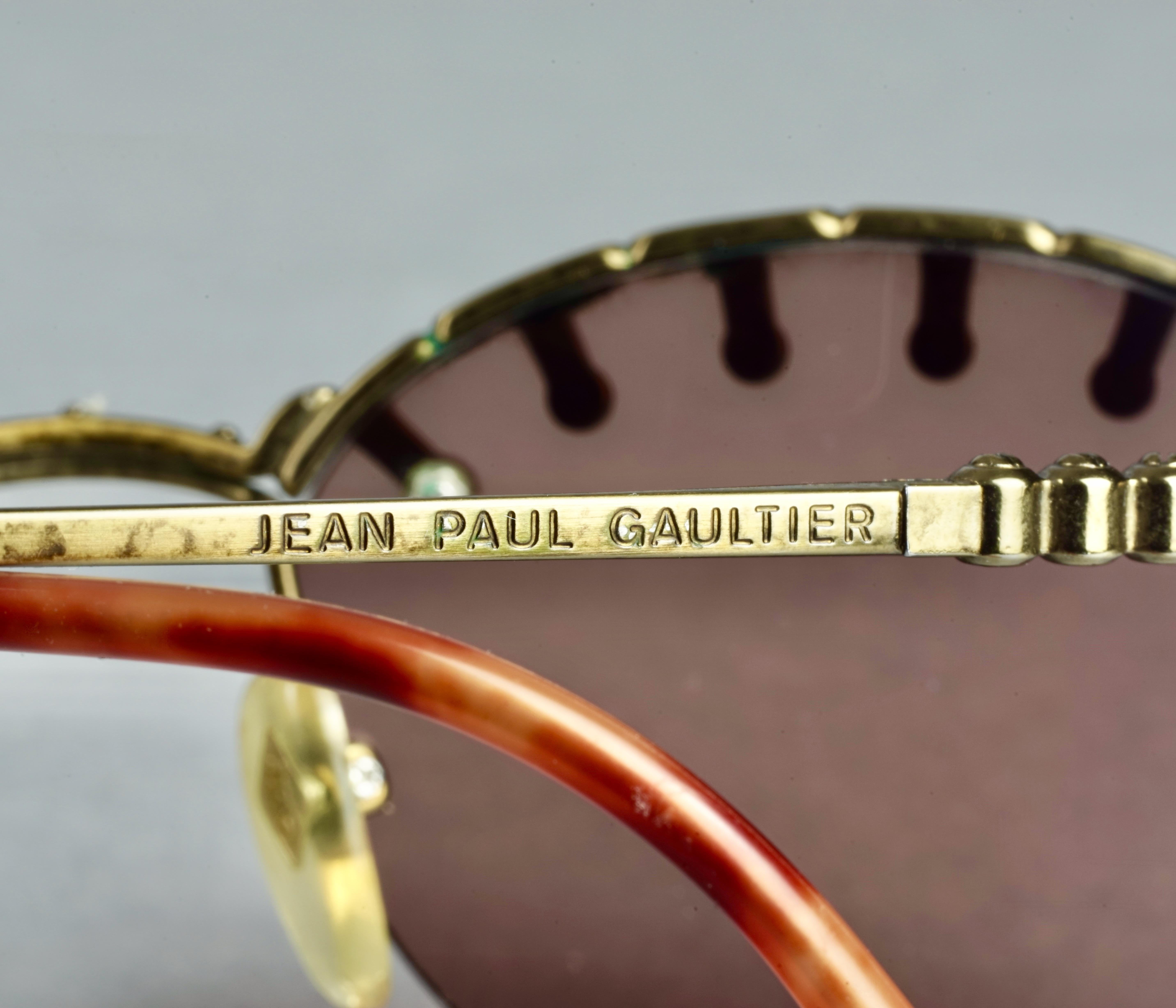 Vintage JEAN PAUL GAULTIER Steampunk Sunglasses 4