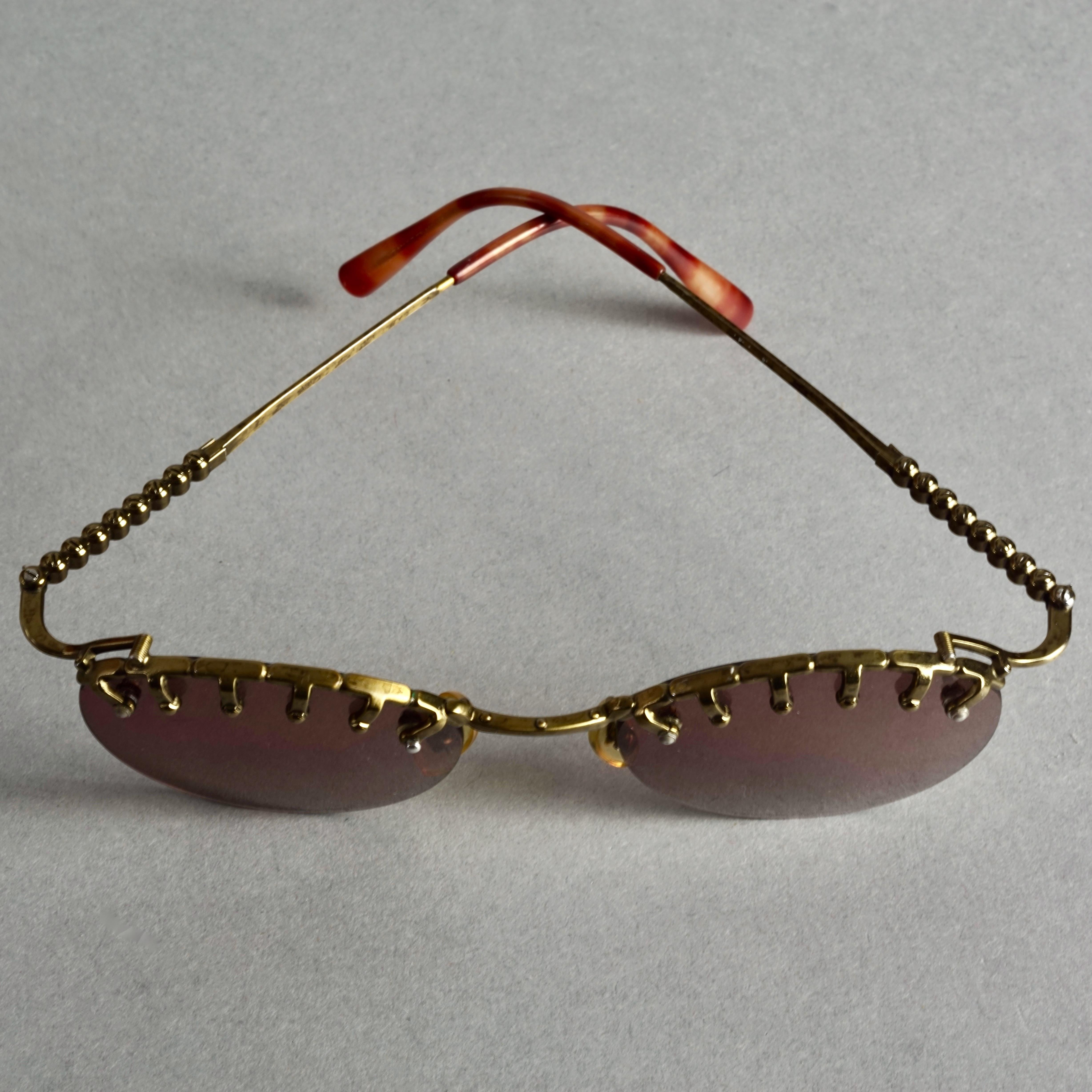Vintage JEAN PAUL GAULTIER Steampunk Sunglasses In Excellent Condition In Kingersheim, Alsace