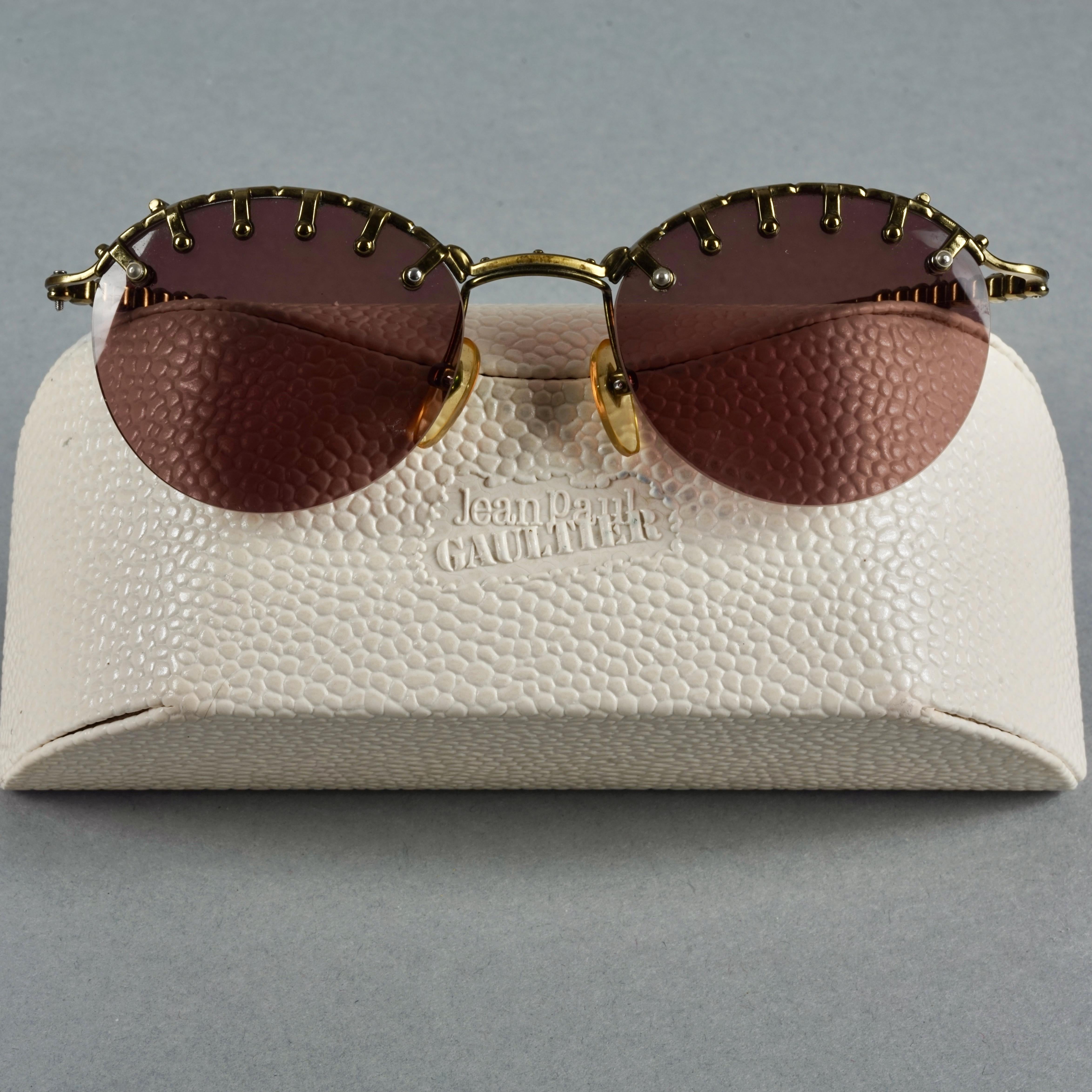 Women's or Men's Vintage JEAN PAUL GAULTIER Steampunk Sunglasses