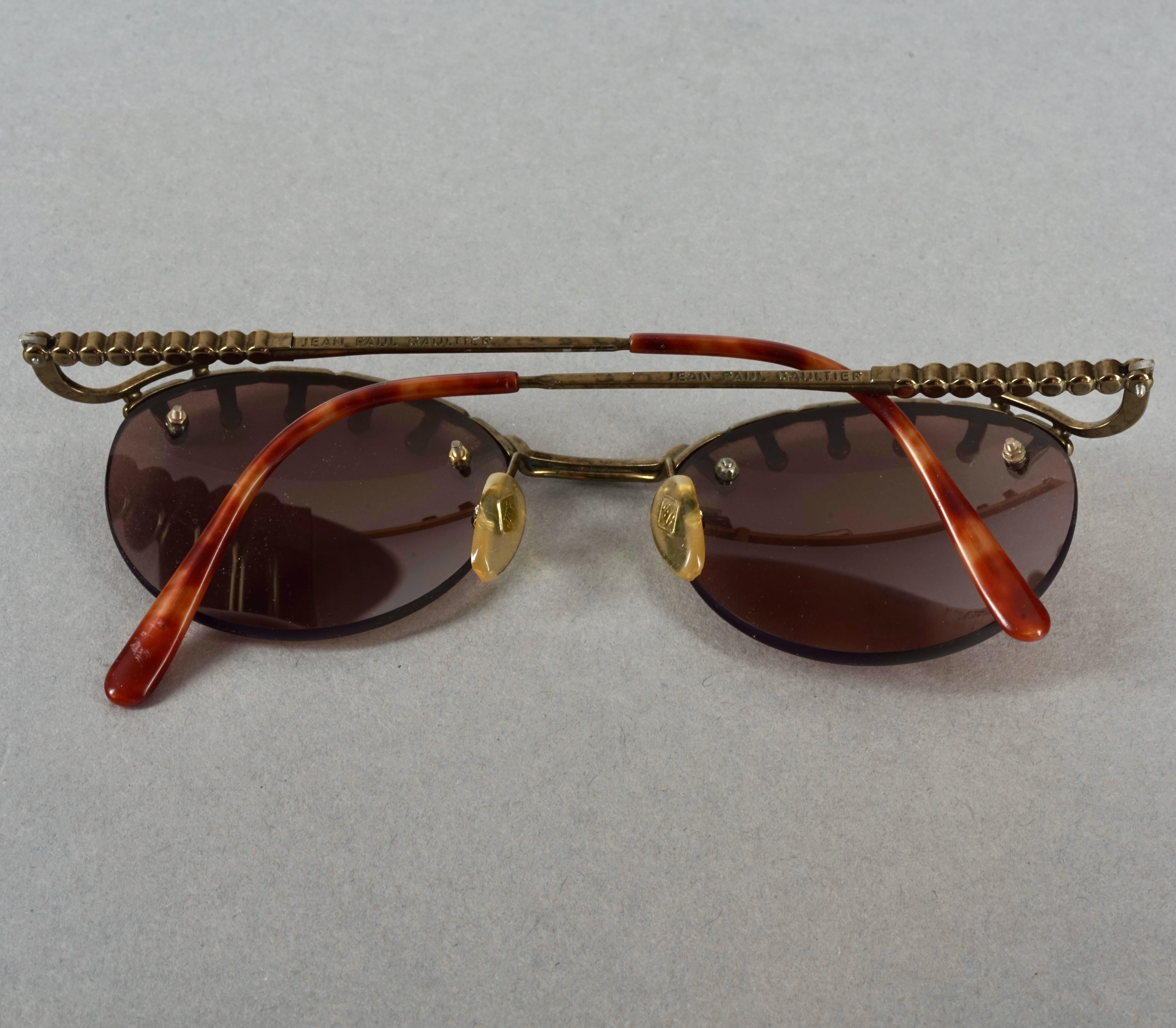 Vintage JEAN PAUL GAULTIER Steampunk Sunglasses 1