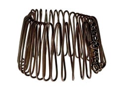 Vintage JEAN PAUL GAULTIER Pulsera de alambre en zigzag