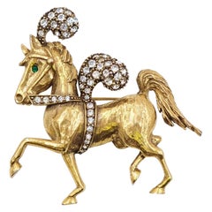 Vintage Jeanne Horse Brooch Vintage Jeanne Horse Brooch