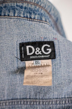 Dolce & Gabbana Vintage Jeans Jacket, Original Label