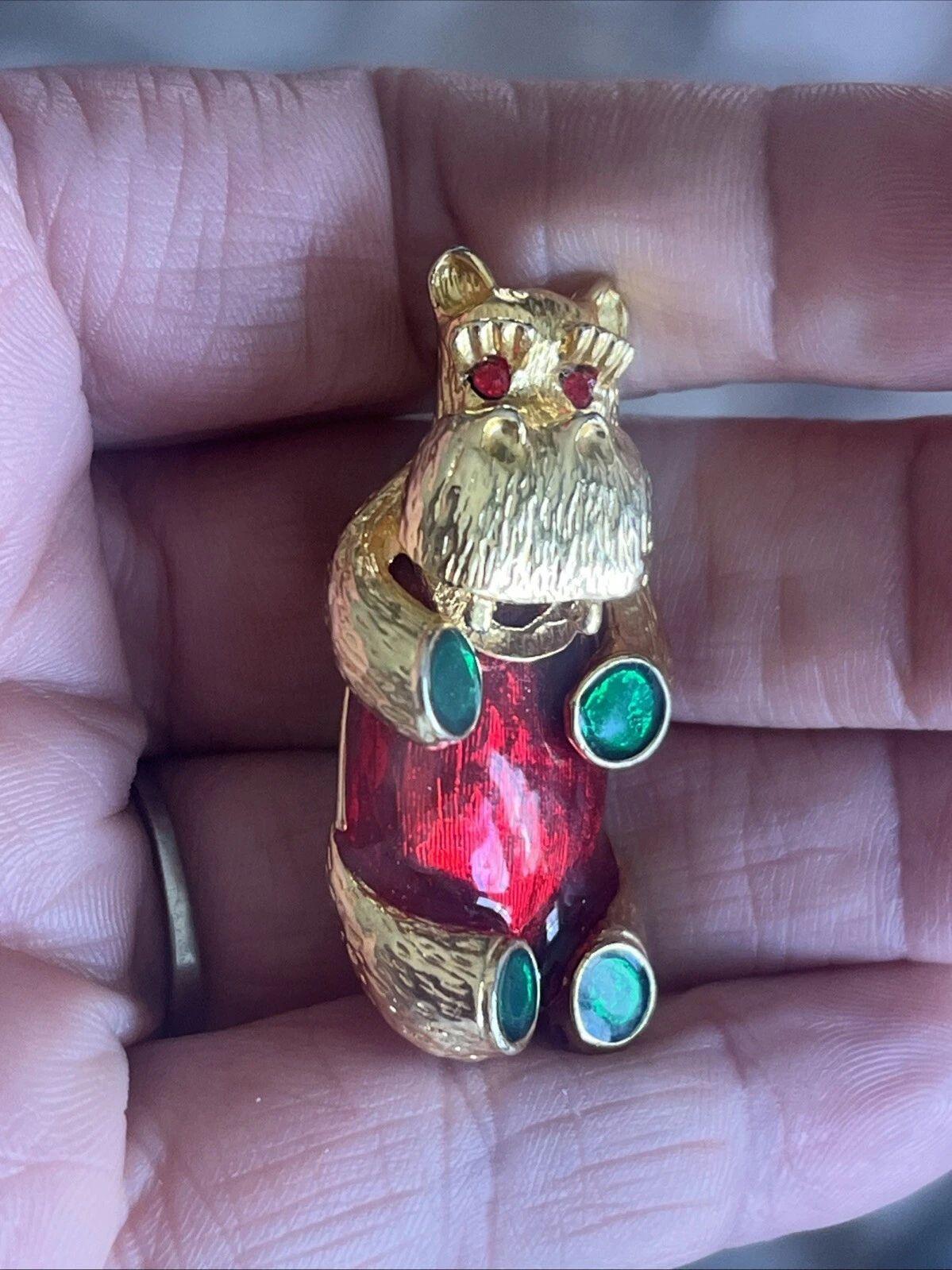 Simply Beautiful! Delightful Jelly Belly Crystal and Enamel Hippo Vintage Brooch Pin. Measuring approx. 2” tall. More Wonderful in Real time! A sure to be admired Treasure for the Holidays and always! For that Special Someone, including you!