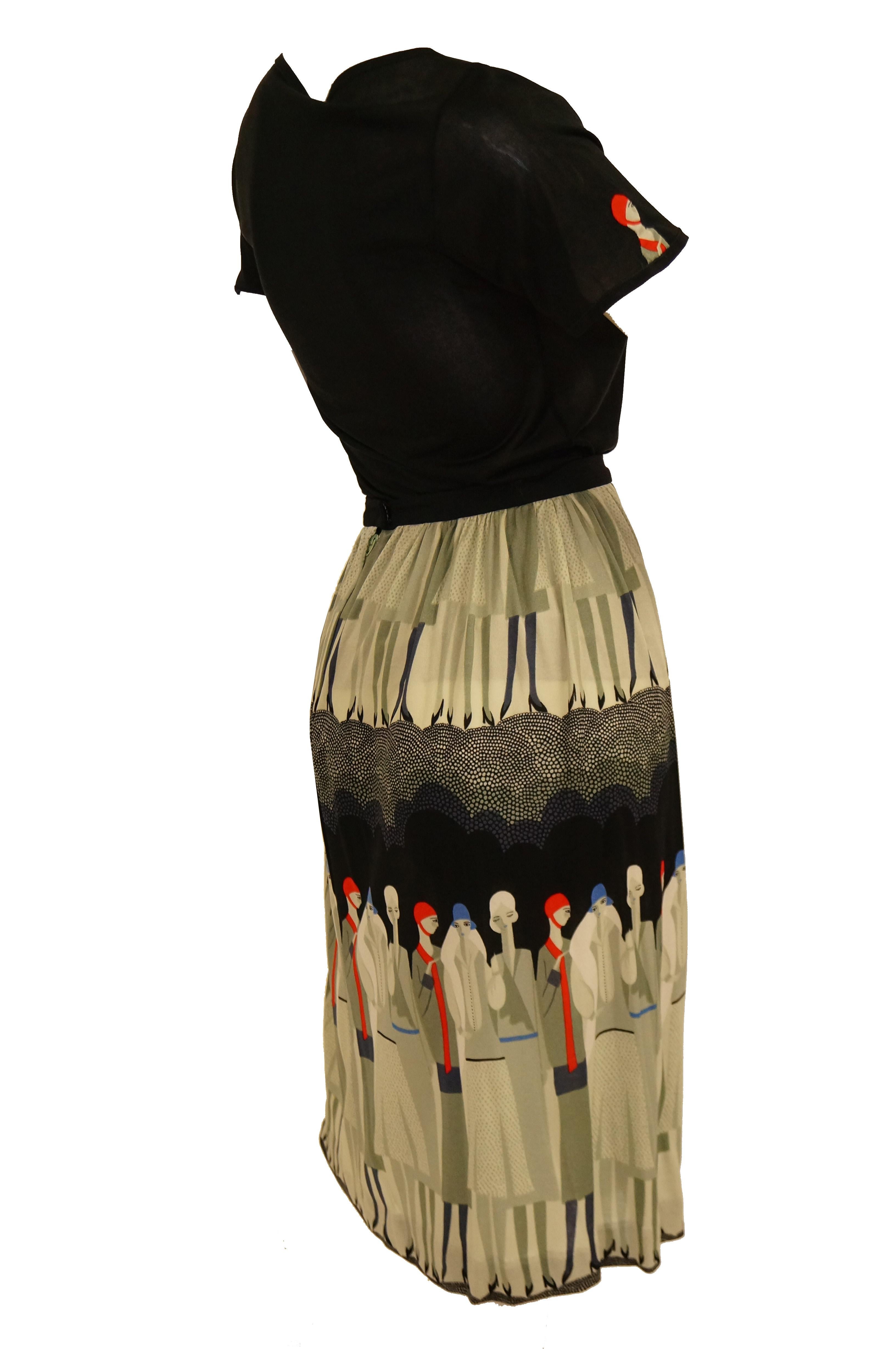 1920s long skirt