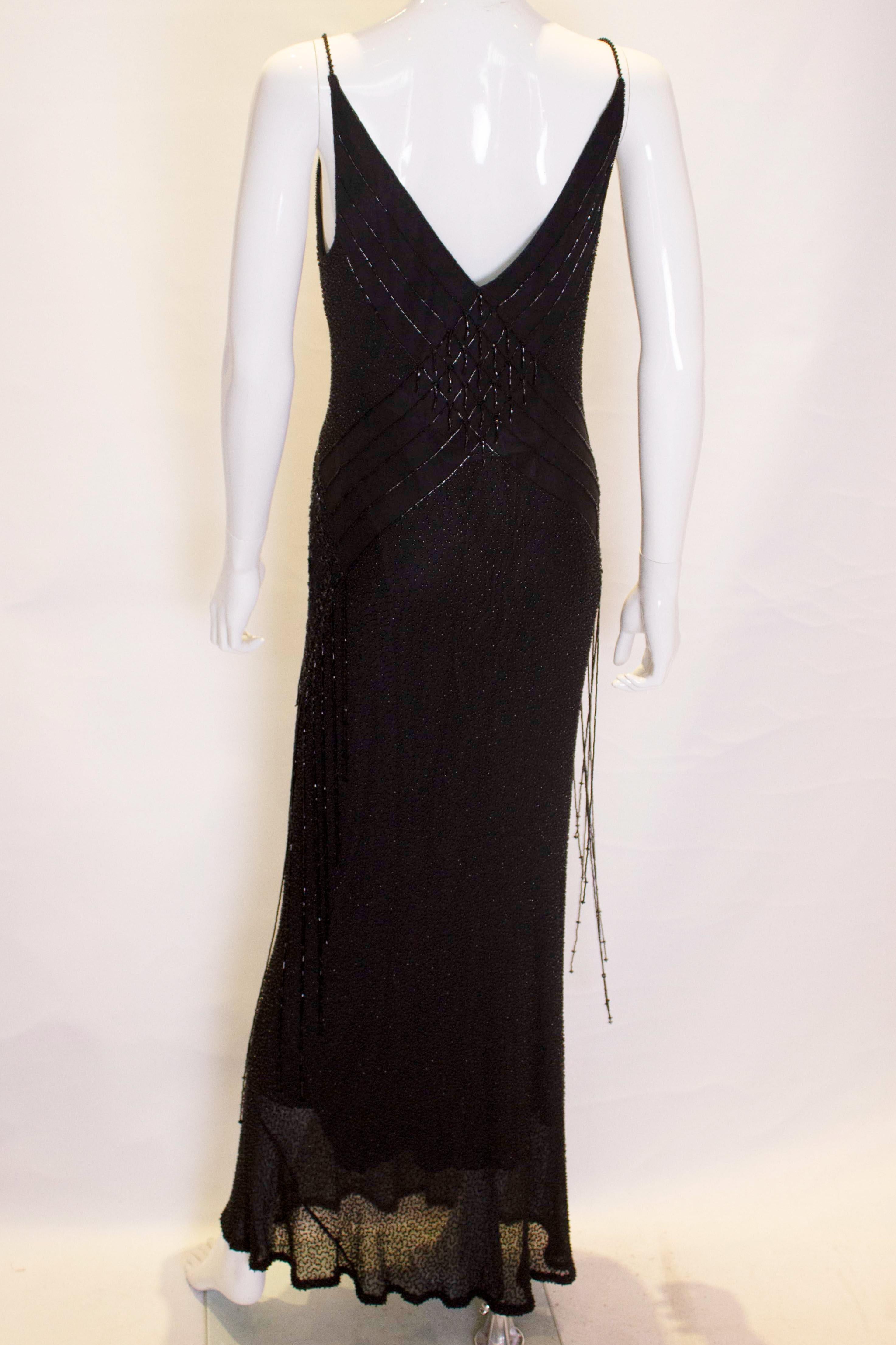 Women's Vintage Jenny Packham Evening Gown