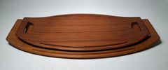 Vintage Jens Quistgaard Pair of Gondola Trays for Dansk