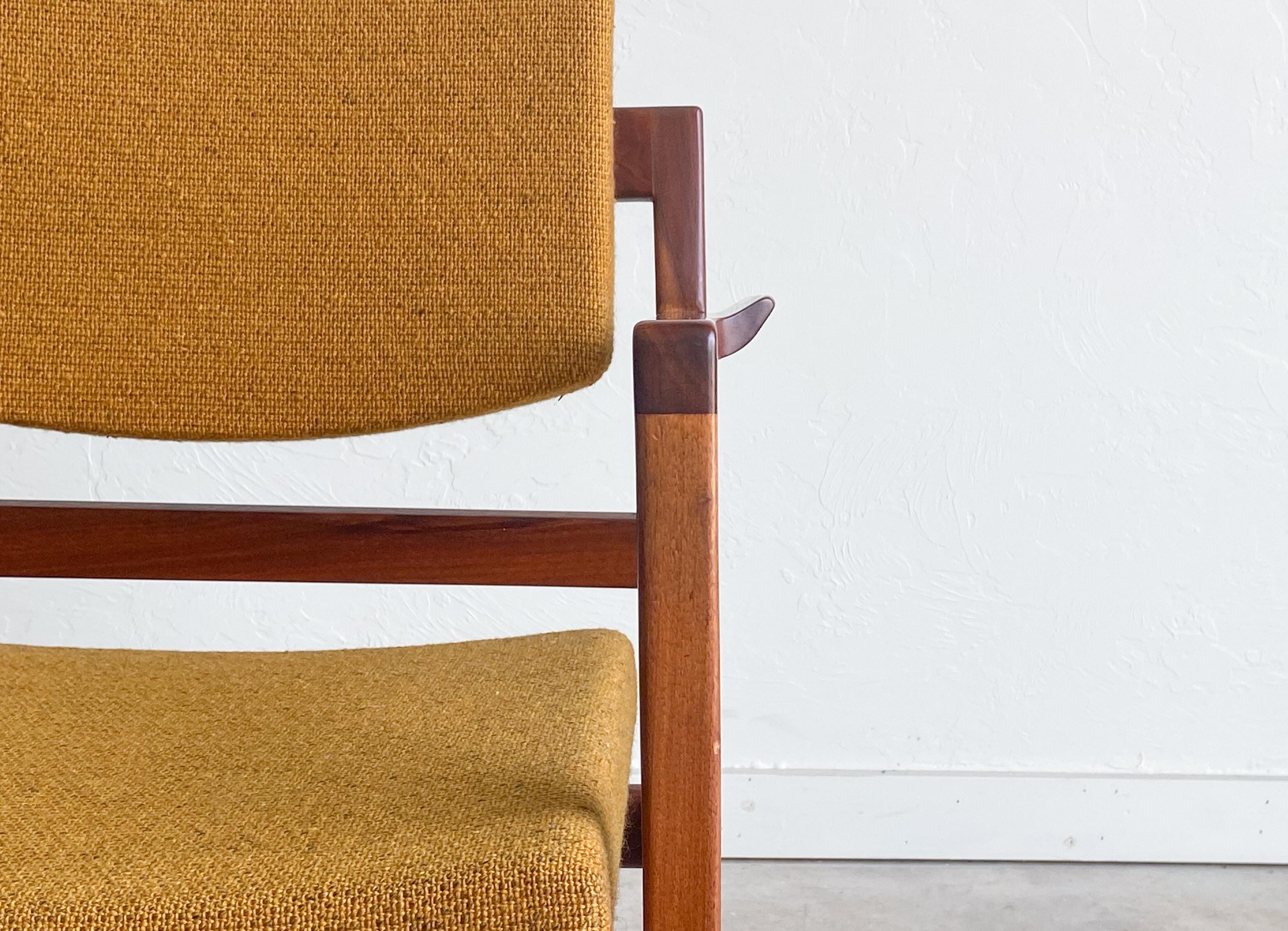 Dänischer moderner Vintage-Sessel von Jens Risom, Modell C-170, 1960er Jahre (Maschinell gefertigt) im Angebot