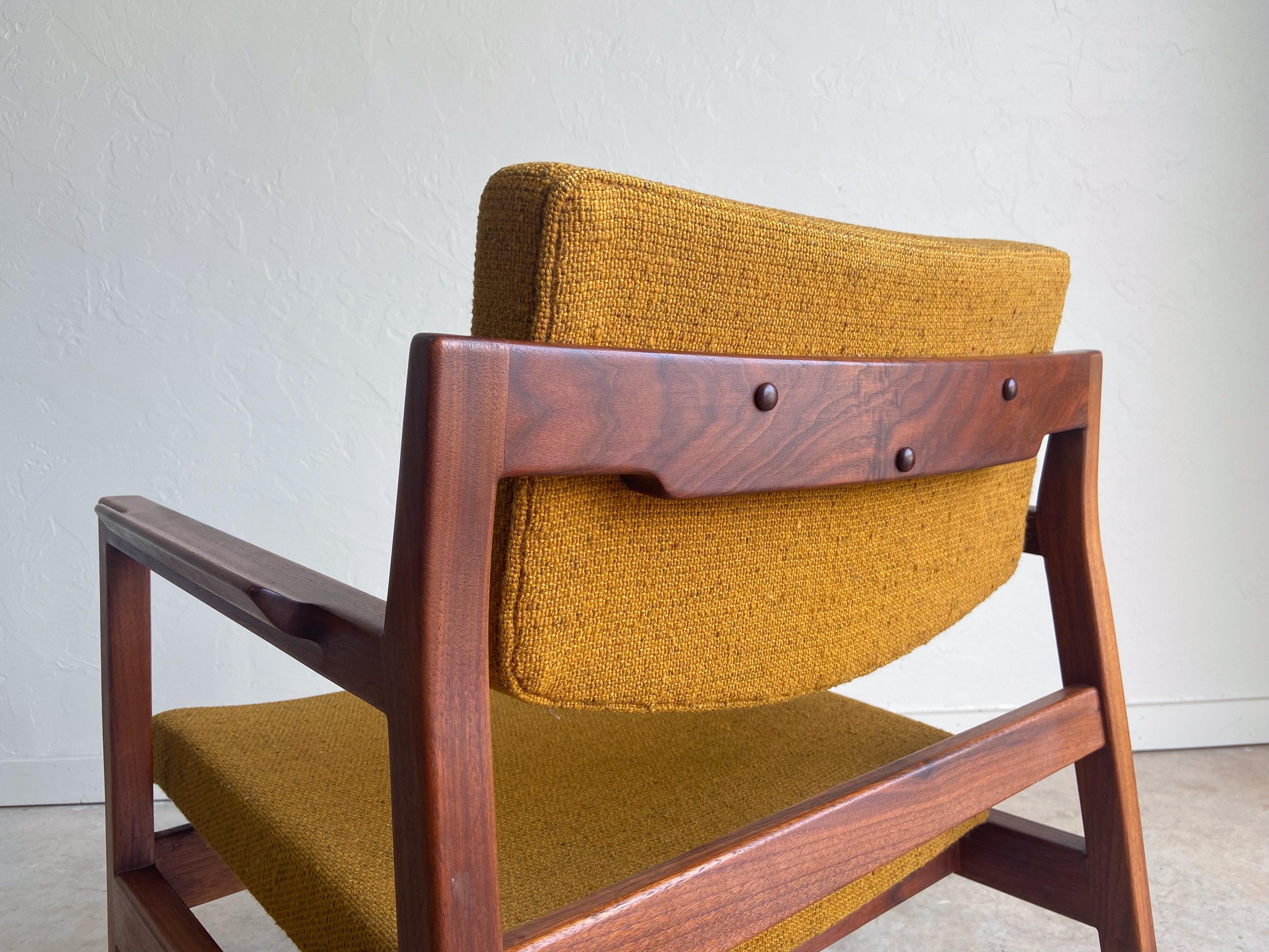 Dänischer moderner Vintage-Sessel von Jens Risom, Modell C-170, 1960er Jahre im Zustand „Gut“ im Angebot in Round Rock, TX