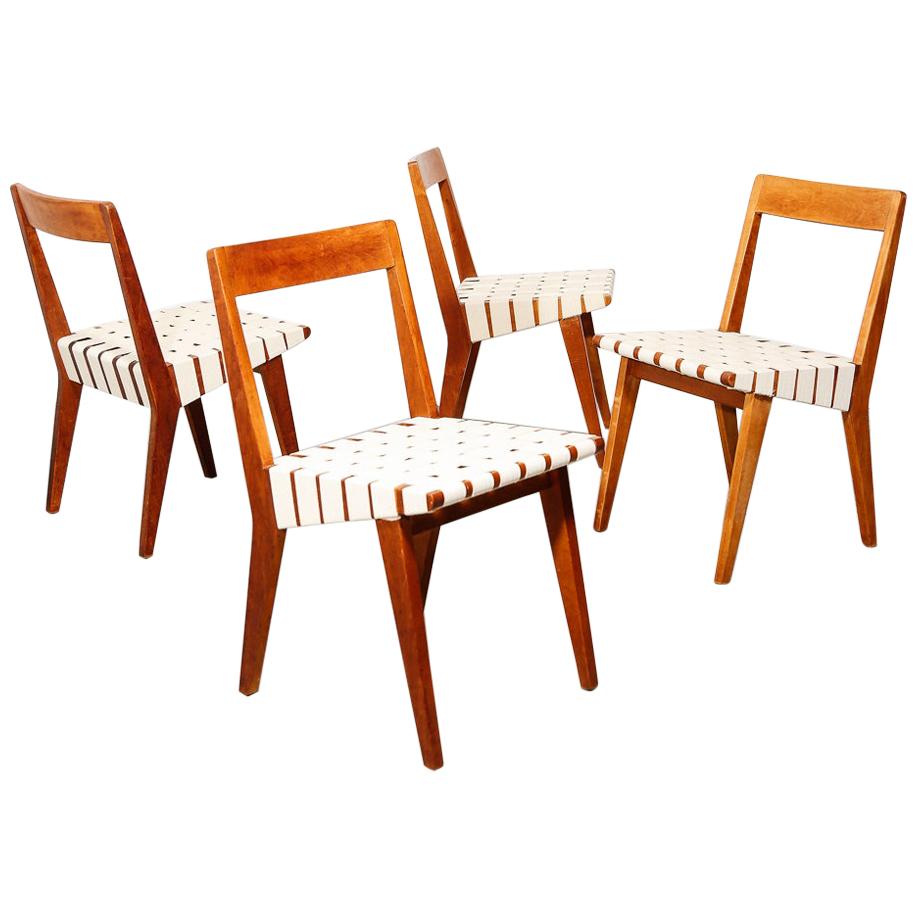 Vintage Jens Risom 'Model 666' Dining Chairs for Knoll