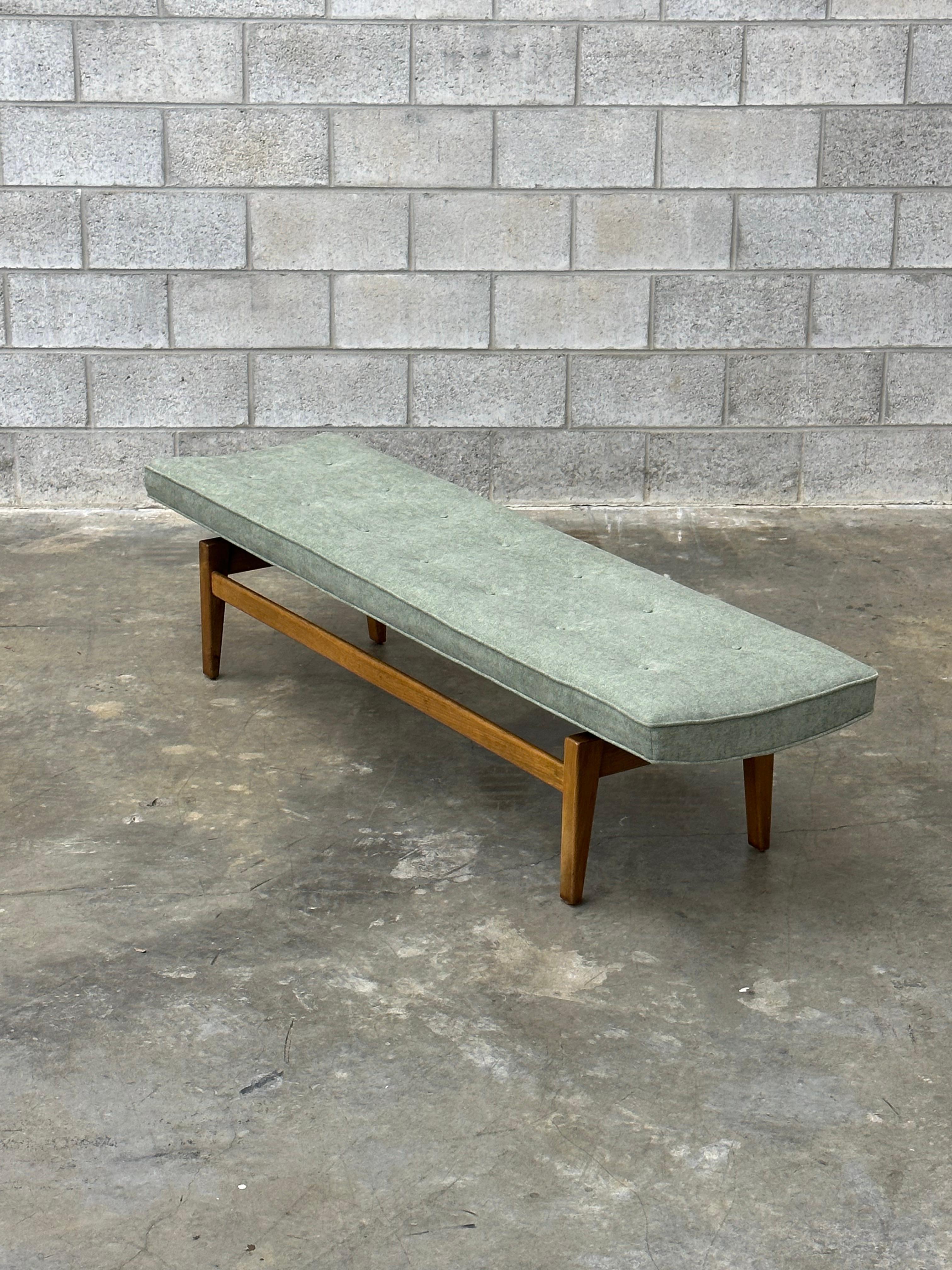 Américain Banc flottant vintage Jens Risom de six pieds (6 pieds) en vente