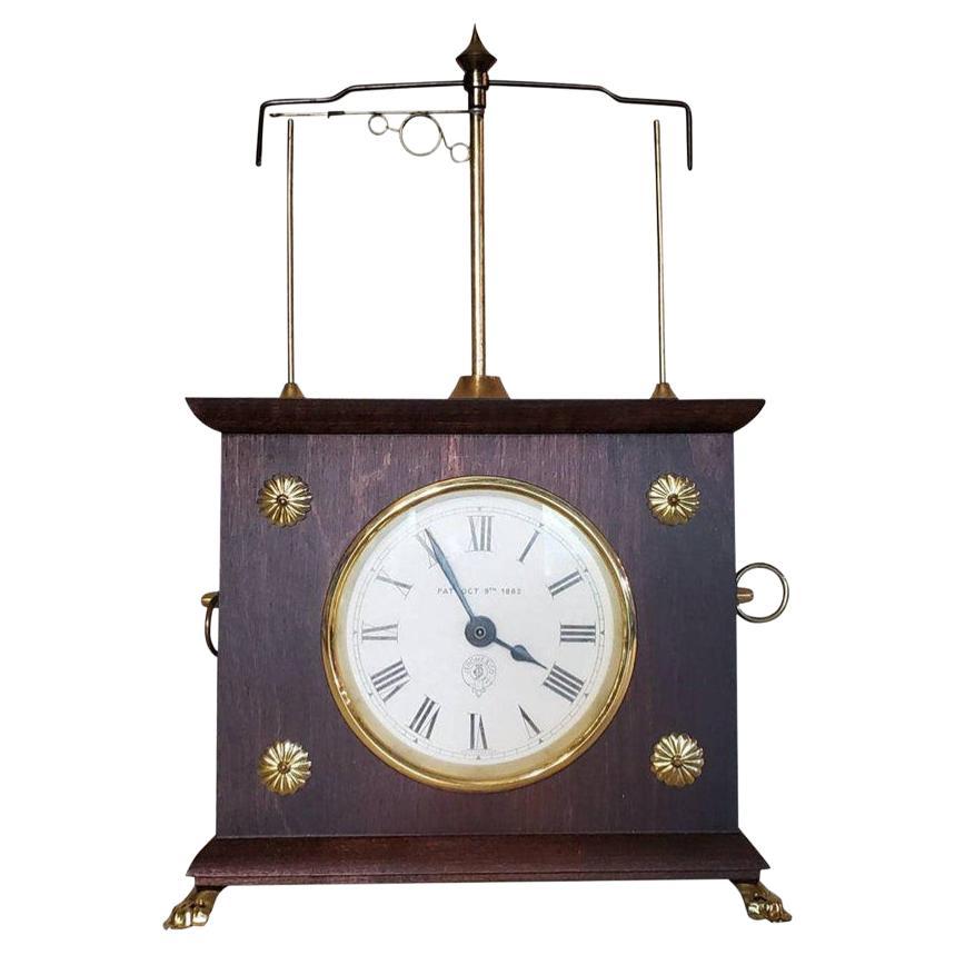 Vintage Jerome & Co. Horolovar Flying Pendulum Novelty Clock