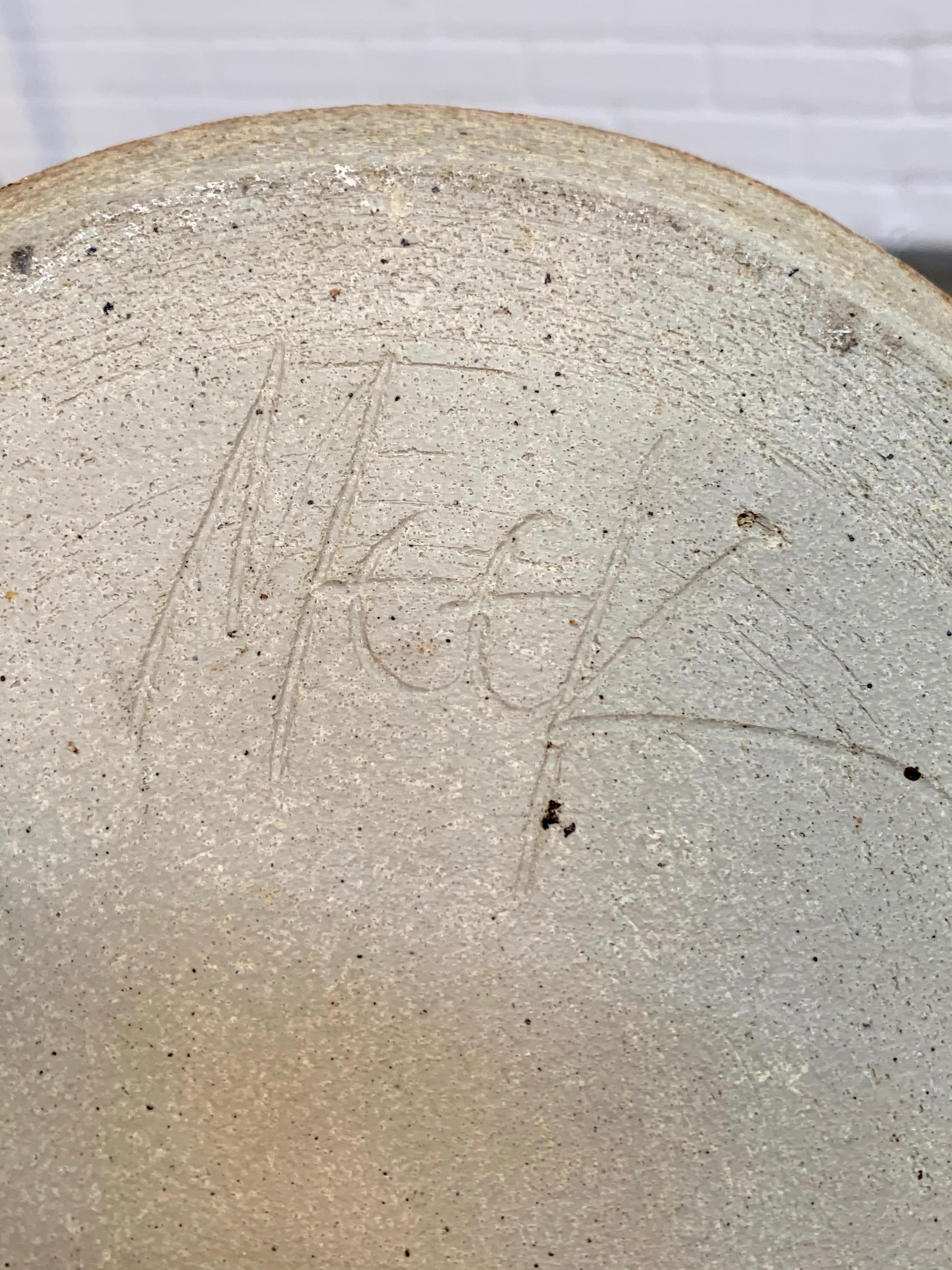 Vintage Jerry Meek Stoneware Vessel For Sale 5