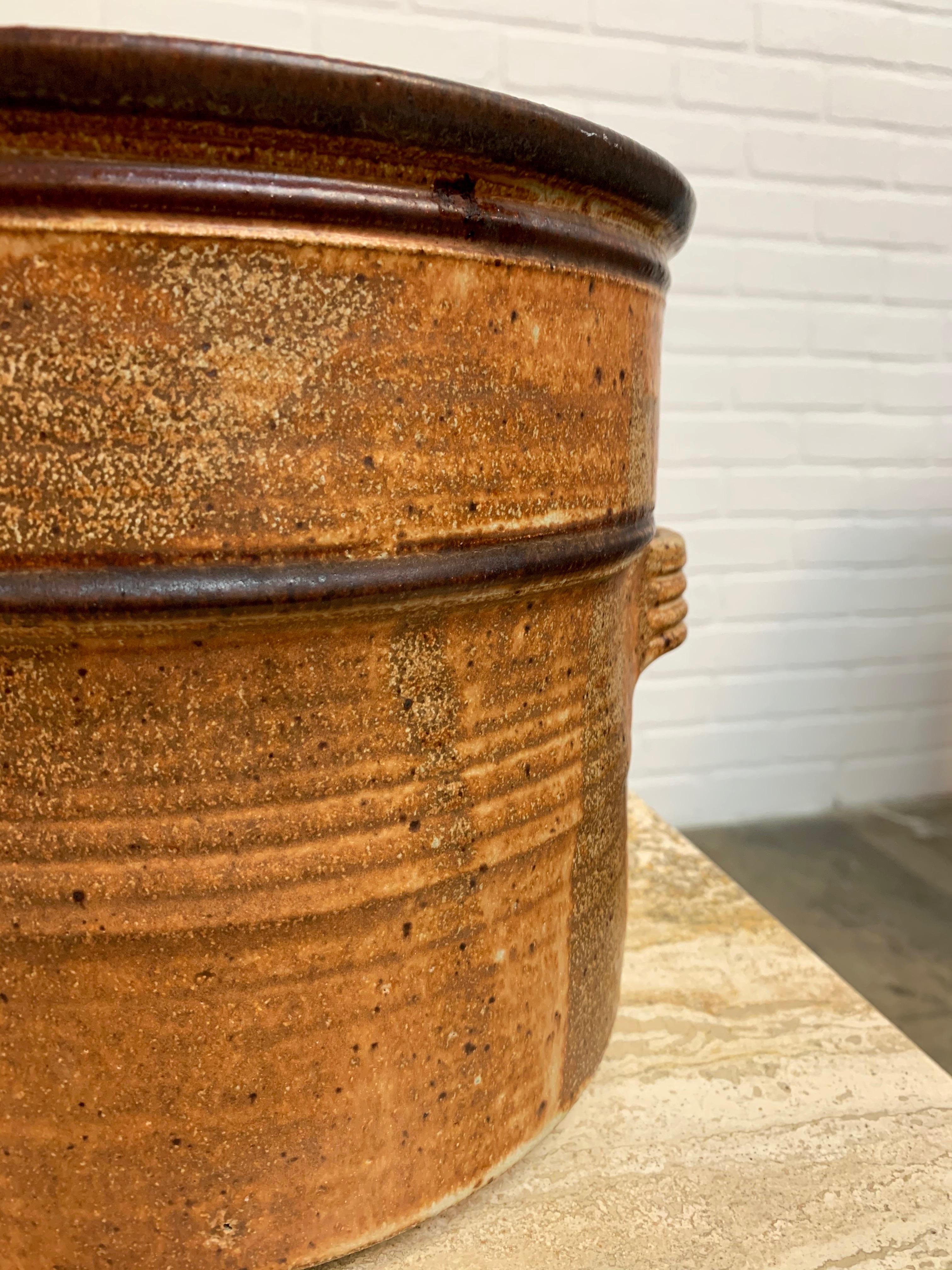 Vintage Jerry Meek Stoneware Vessel Bon état - En vente à Denton, TX