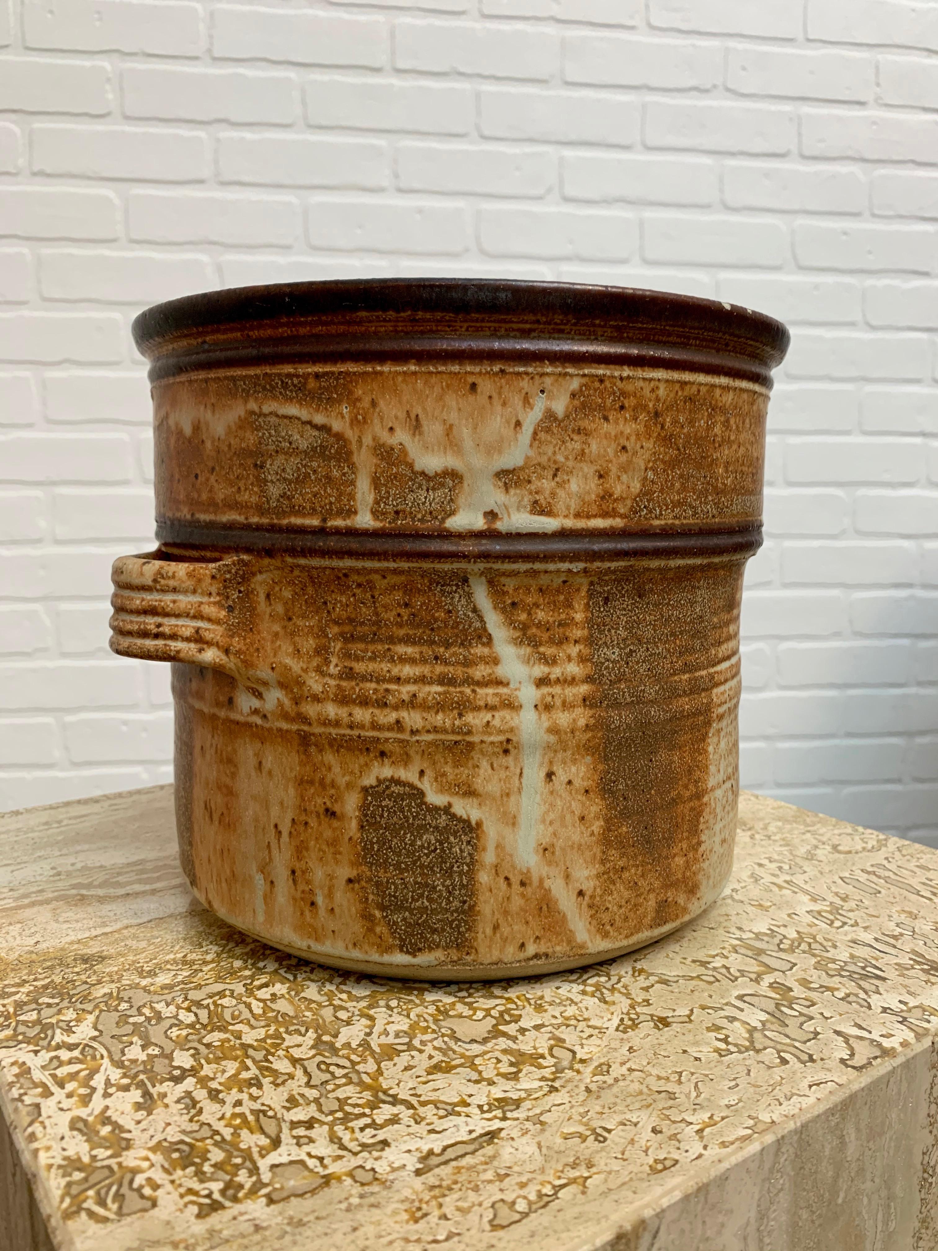 Vintage Jerry Meek Stoneware Vessel For Sale 1