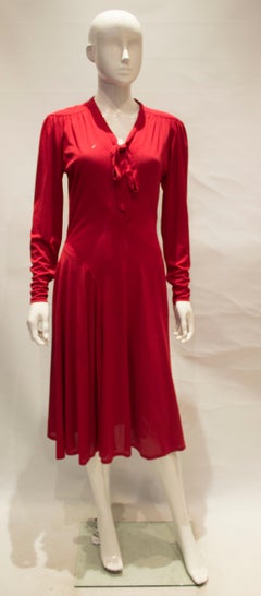 Vintage Jerseymasters Red Dress