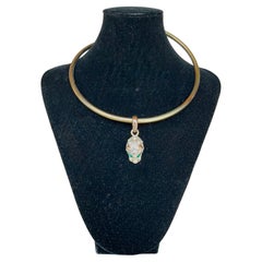 Vintage Jeweled Panther Collar Necklace