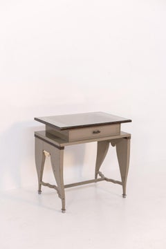 Vintage Jewelry Cabinet in Green Wood Attr. to Gio Ponti