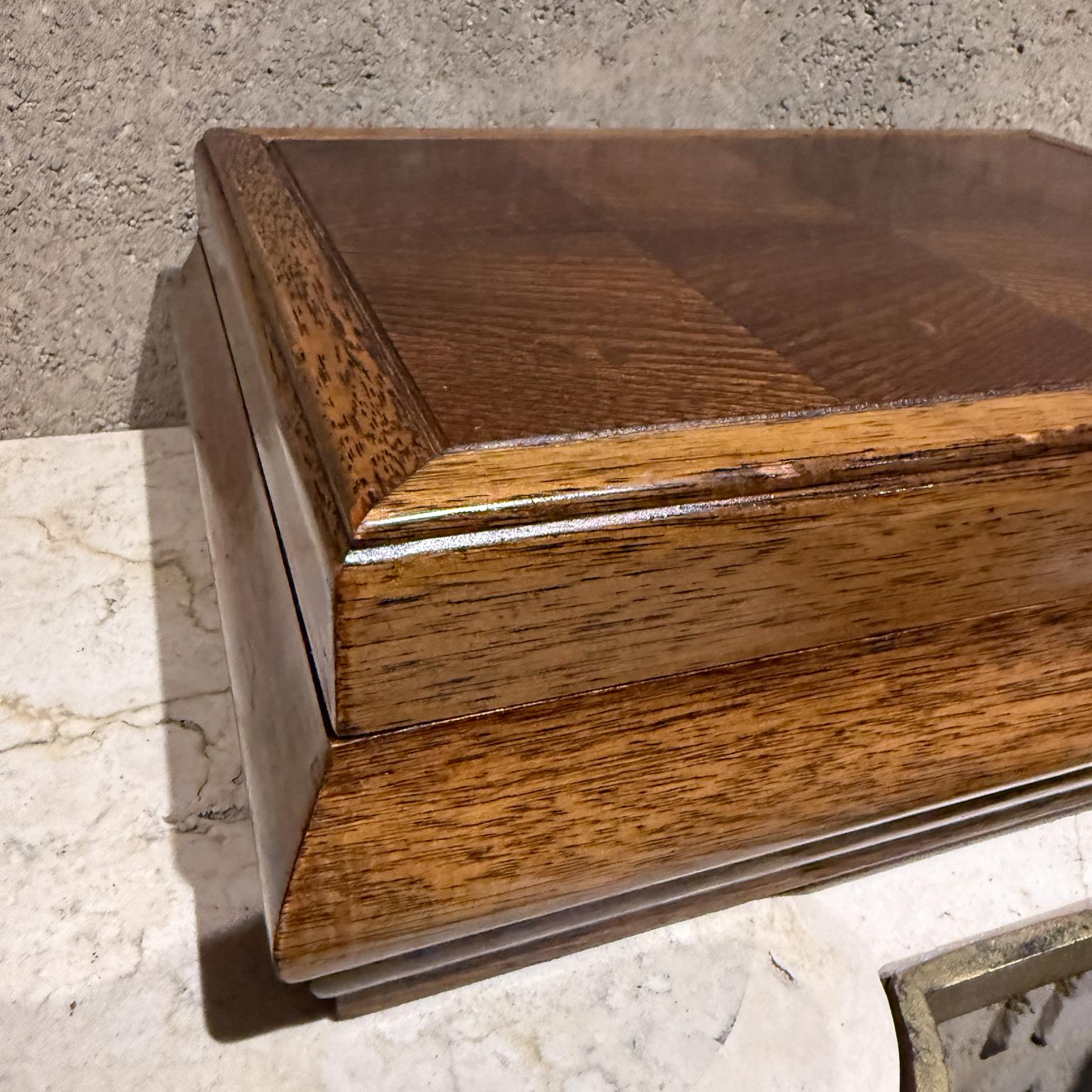 Late 20th Century Vintage Jewerly Wood Box For Sale