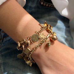 Vintage Jewish Hebrew Coin Charm Pendant