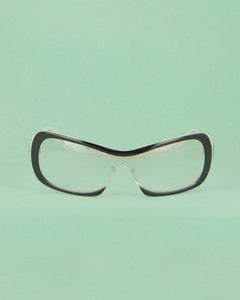 Vintage JF Rey 1990s Women's Two-Tone Acetate Rectangular Sunglasses