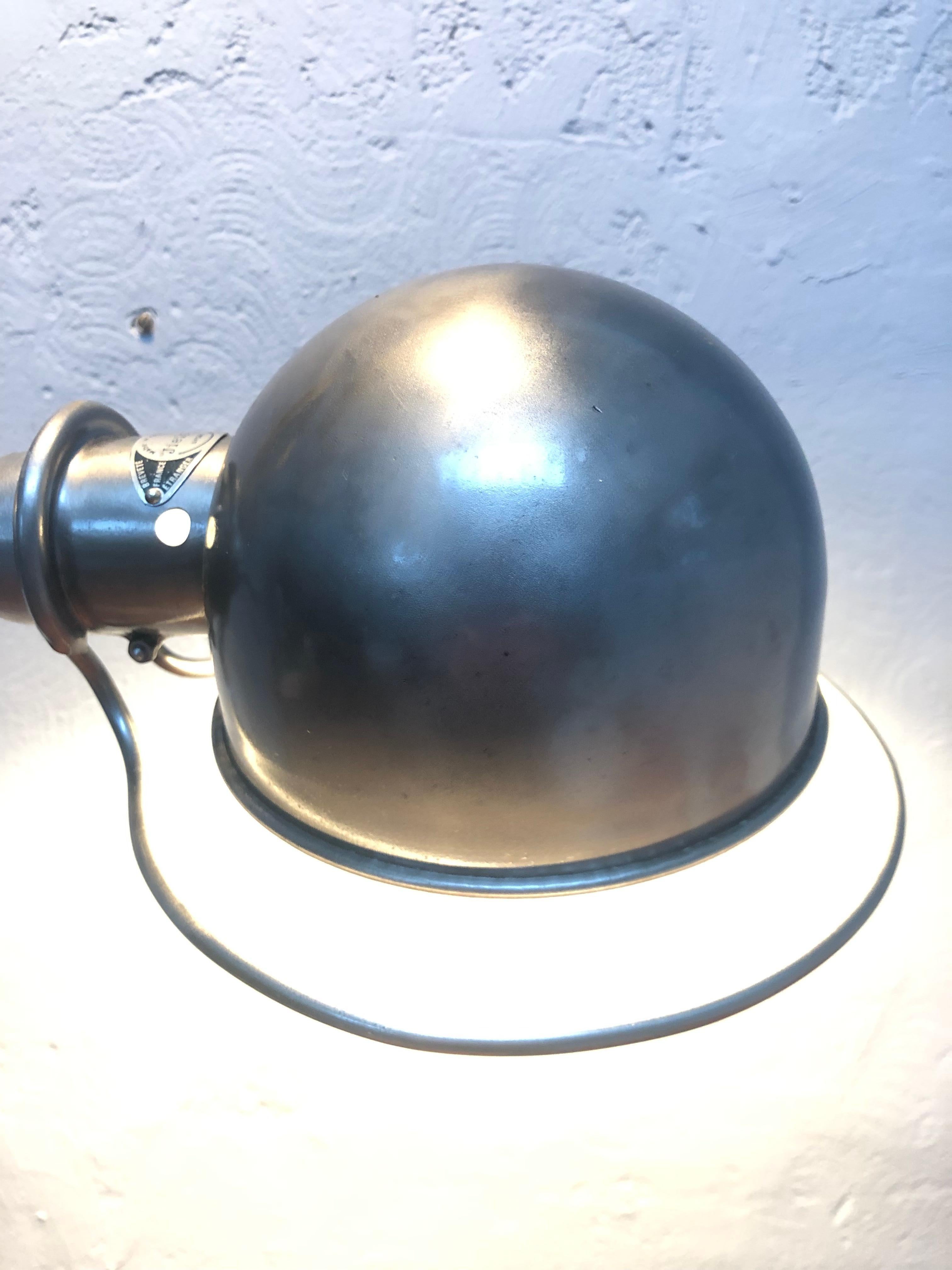 Hand-Crafted Vintage Jielde Industrial Floor Lamp