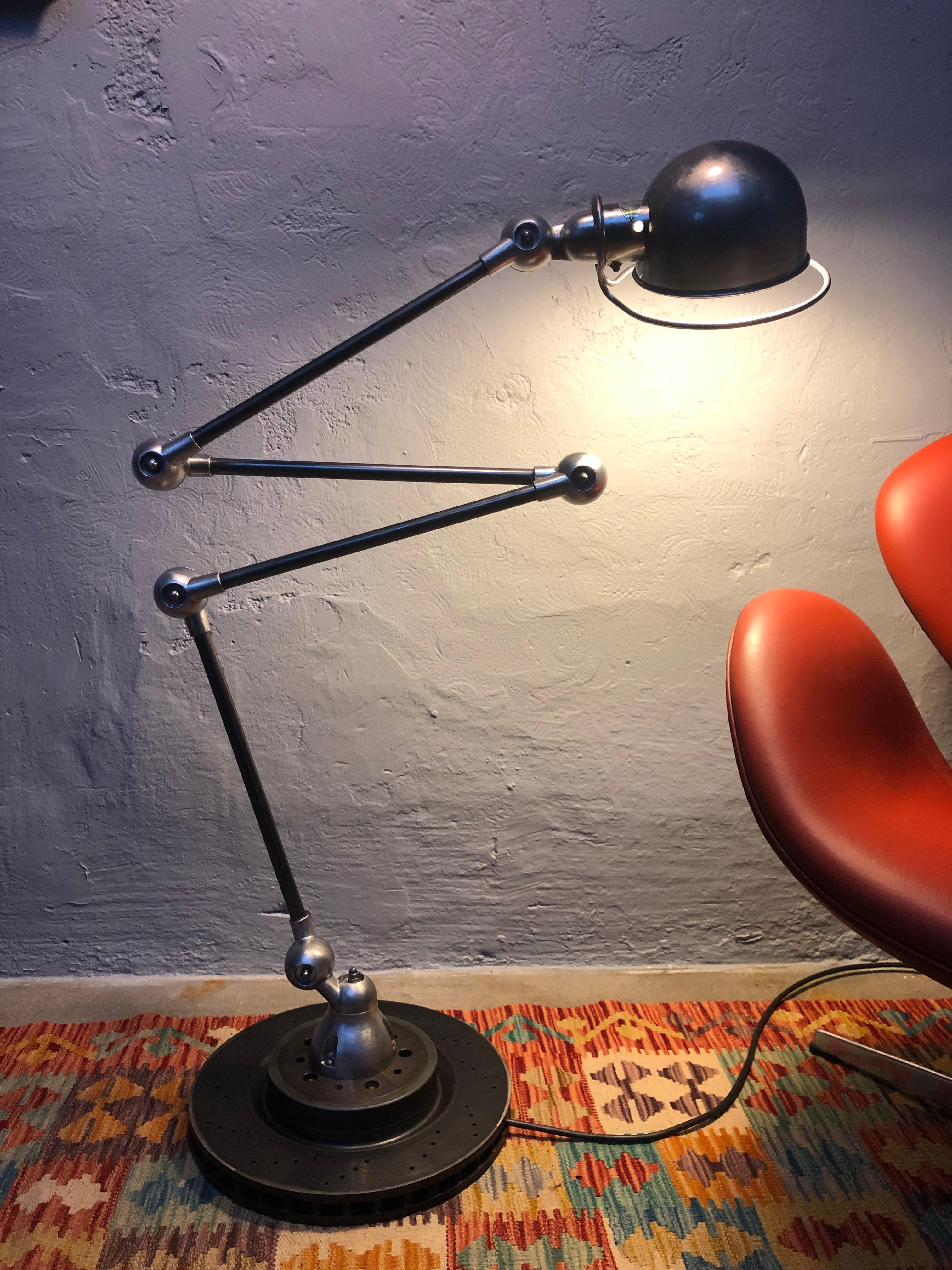 Hand-Crafted Vintage Jielde Industrial Floor Lamp