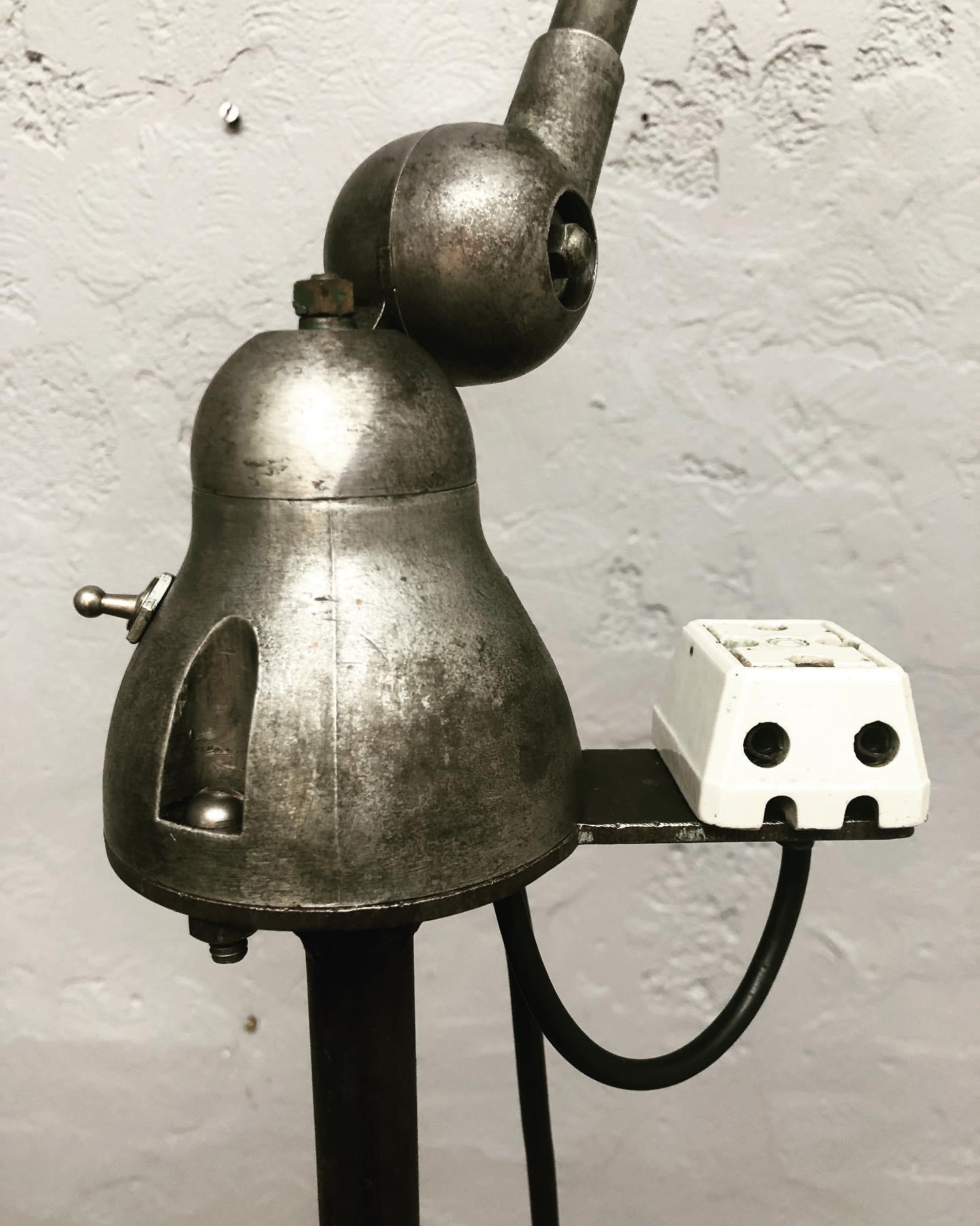 Mid-20th Century Vintage Jielde Industrial Floor Lamp