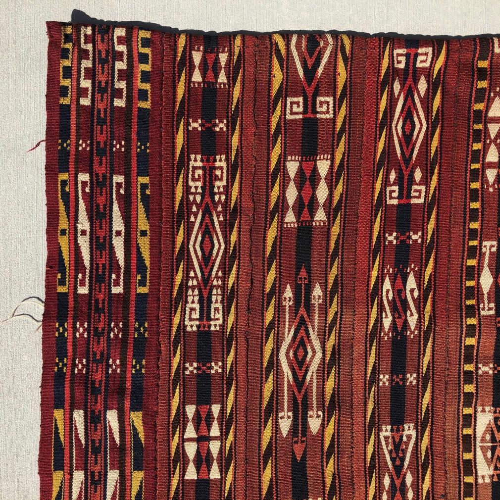 Tribal Vintage Jijim Rug / Bed Cover, Afghanistan For Sale
