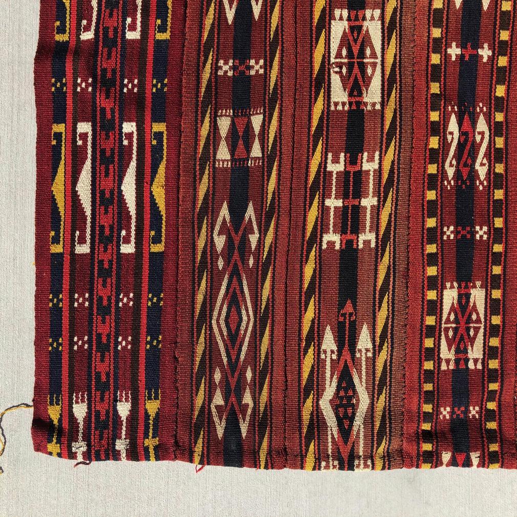 Woven Vintage Jijim Rug / Bed Cover, Afghanistan For Sale