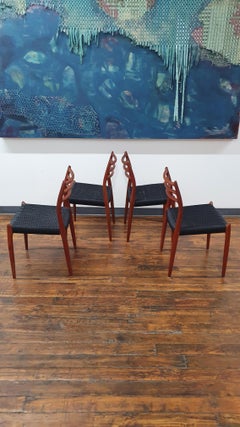 Vintage J.L. Moller 78s Chairs, Set of 4