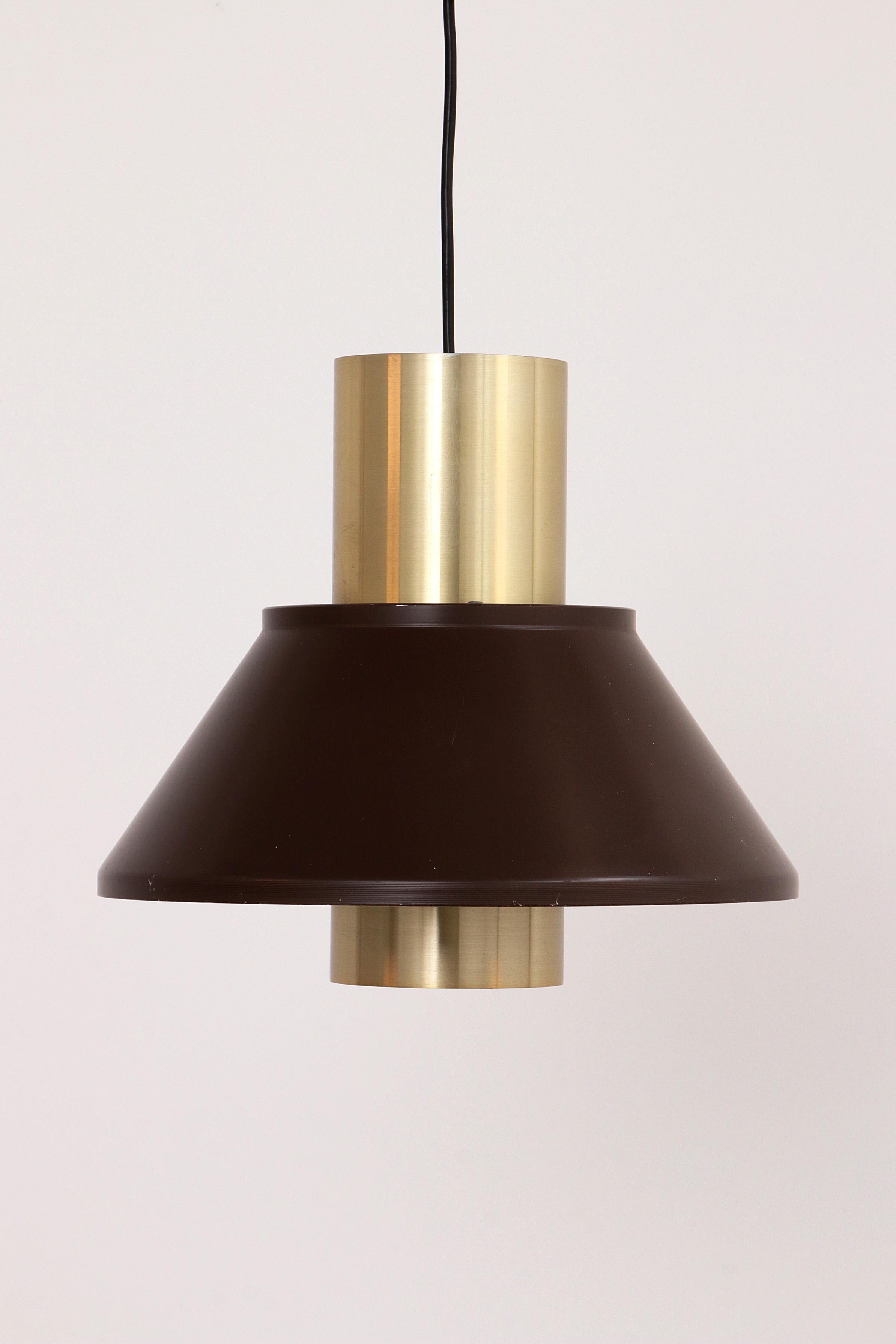 Mid-Century Modern Lampe suspendue Jo Hammerborg - Fog & Morup Design des années 70 en vente
