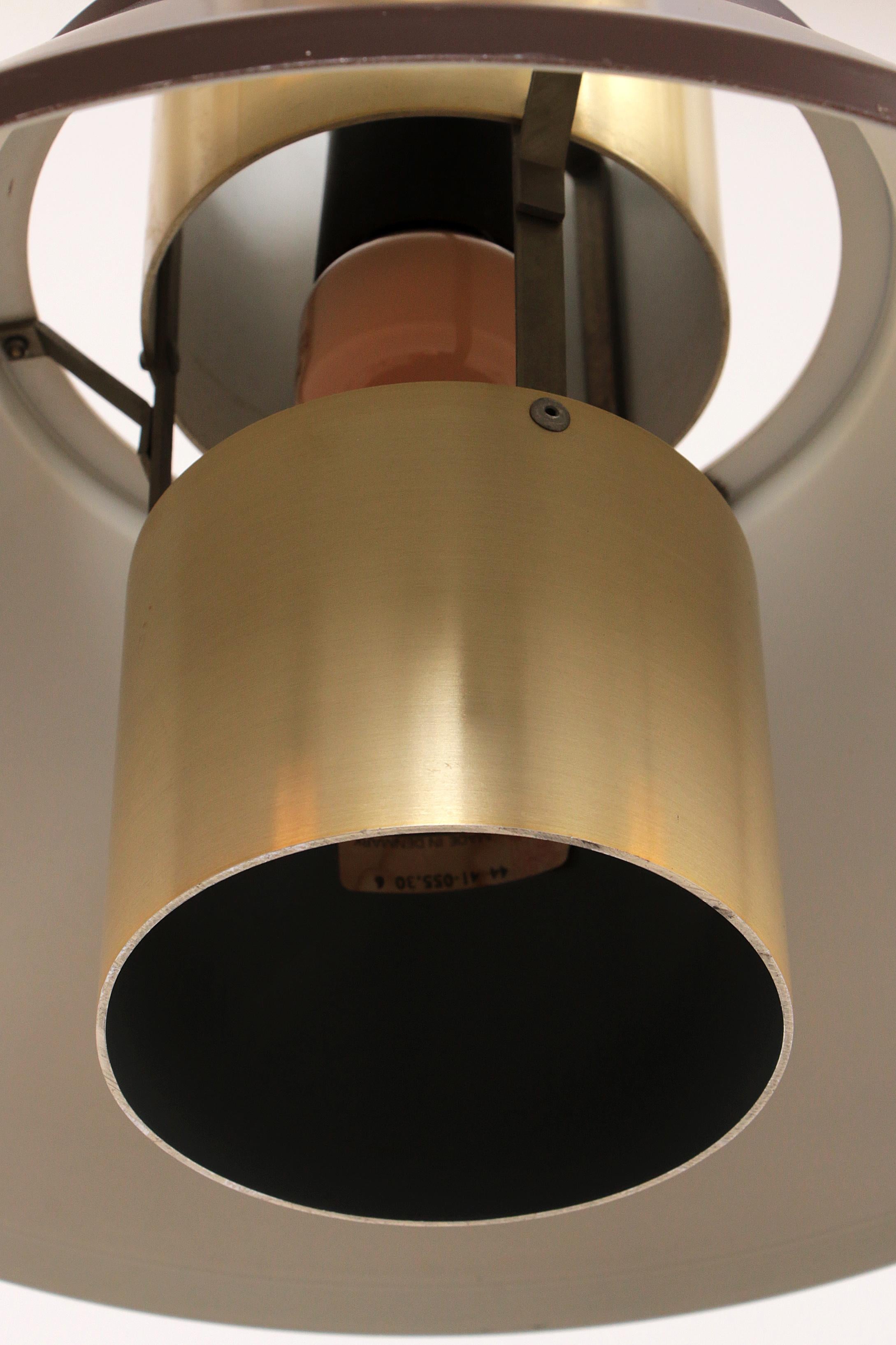 Métal Lampe suspendue Jo Hammerborg - Fog & Morup Design des années 70 en vente