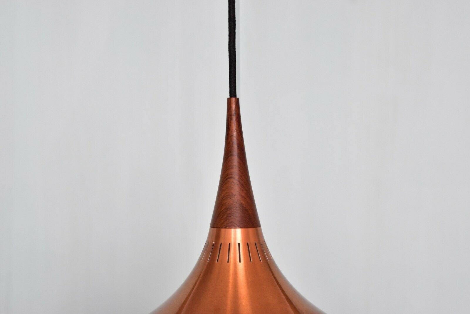 Scandinavian Modern Vintage Jo Hammerborg Orient Pendant Lamp by Fog & Mørup, Denmark