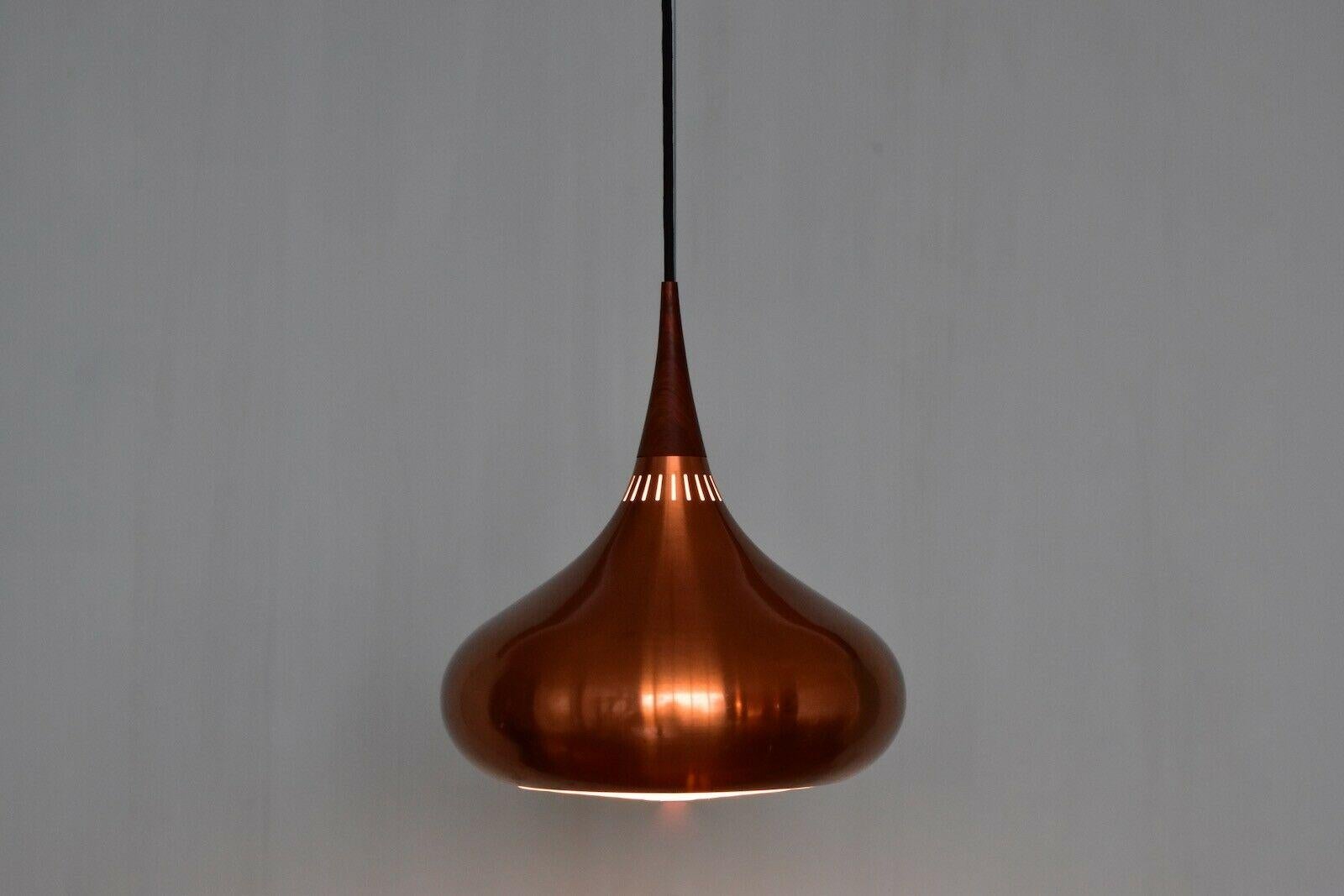 Vintage Jo Hammerborg Orient Pendant Lamp by Fog & Mørup, Denmark 2