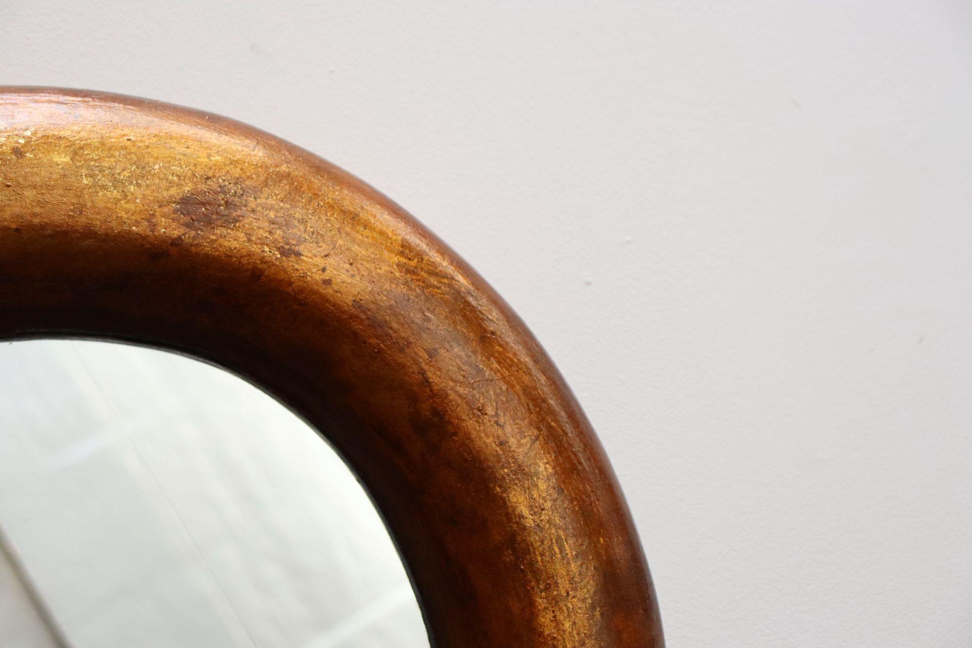 Panneau de commerce de Bakery vintage peint en composite Pretzel and Crown Mirrored Jo Mead en vente 7