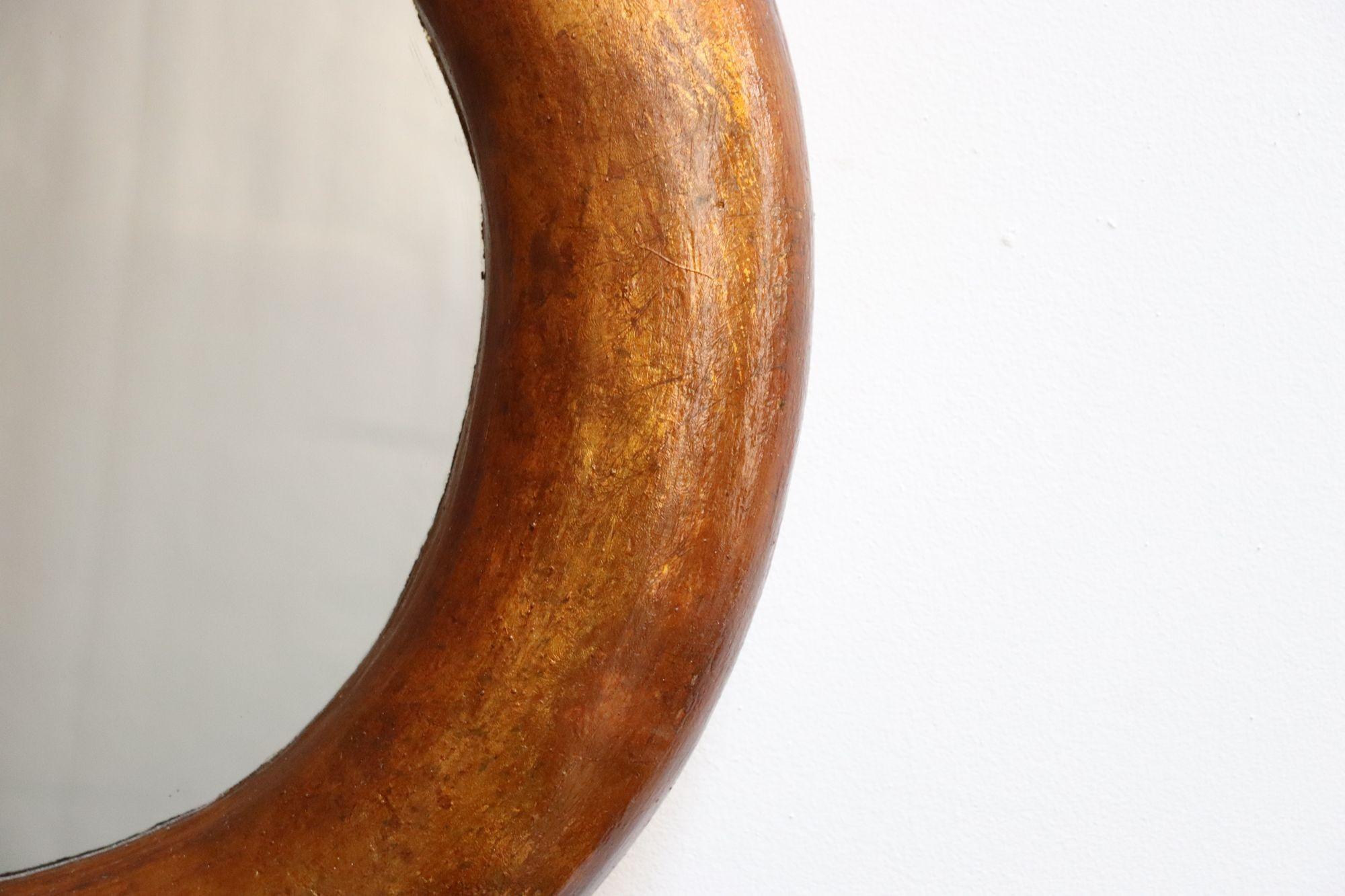 Panneau de commerce de Bakery vintage peint en composite Pretzel and Crown Mirrored Jo Mead en vente 8
