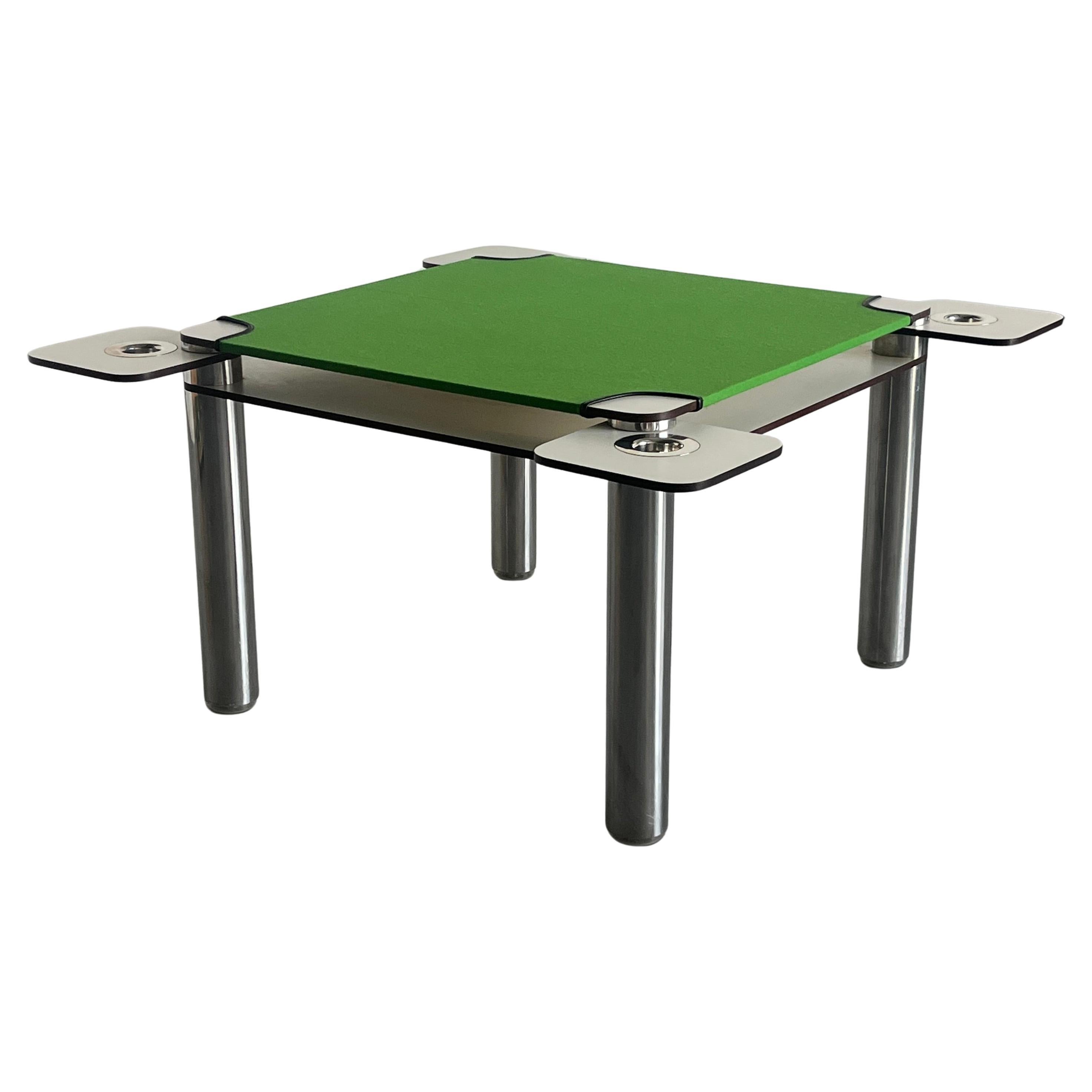 Vintage Joe Colombo Poker Game Table by Zanotta, 1968 Italy