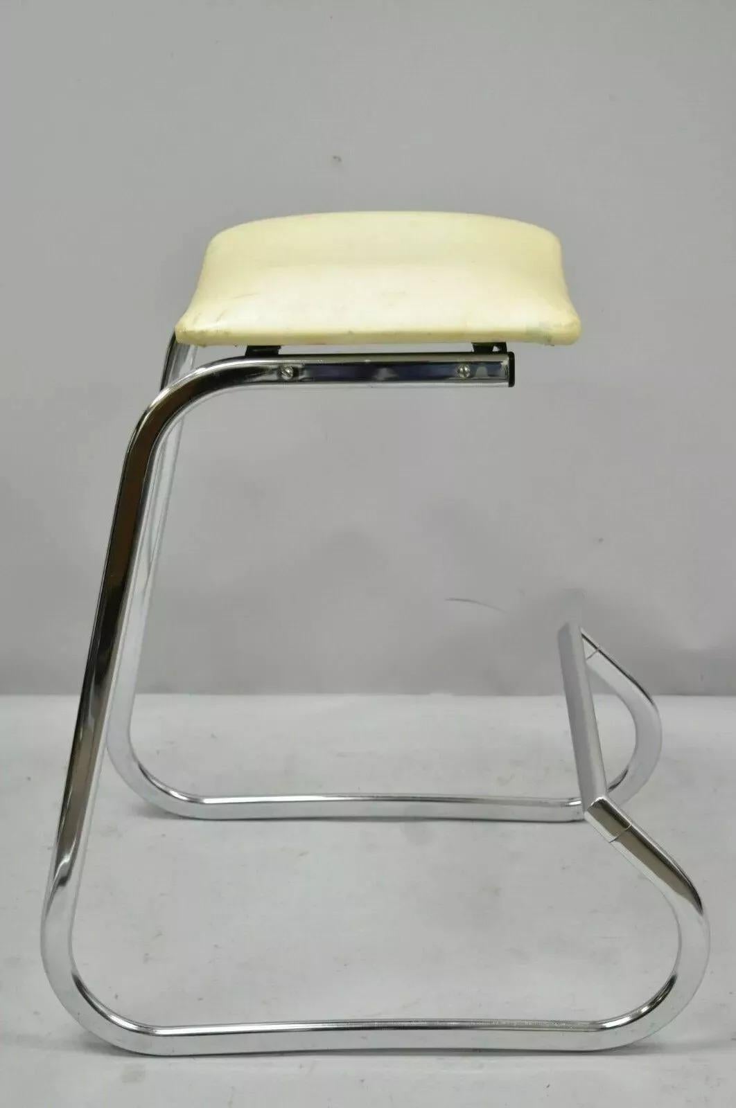 Vintage John Behringer Stendig Chrom Moderne Prometheus Barhocker aus Chrom - 3er-Set (Unbekannt) im Angebot