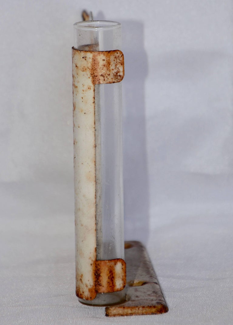 Vintage John Deere Rain Gauge Recorder for John Warner Dealership For