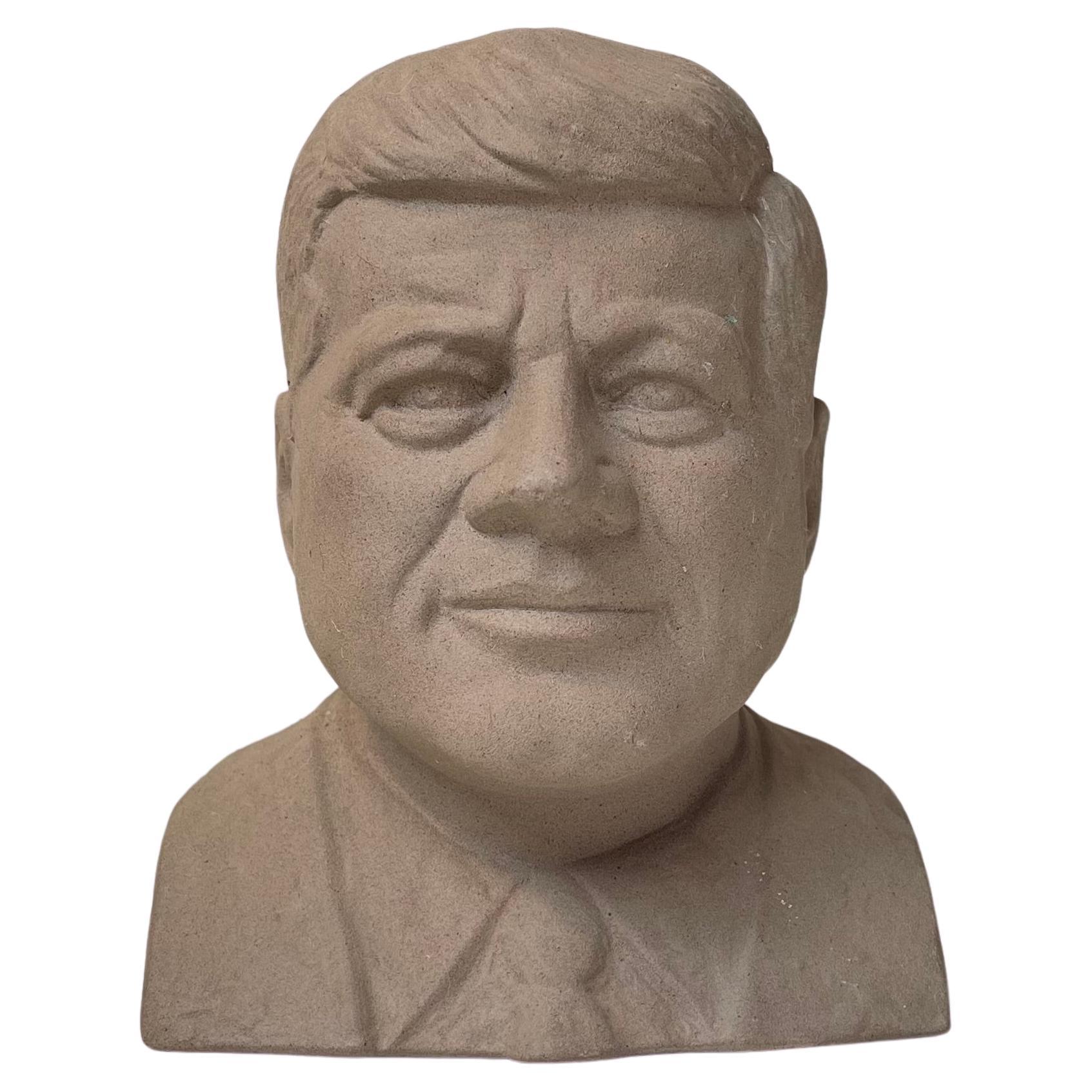 Vintage John F. Kennedy Ceramic Money Bank Bust, 1980
