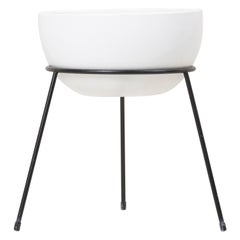 Vintage John Follis for Architectural Pottery FX Planter with MS-FX Stand