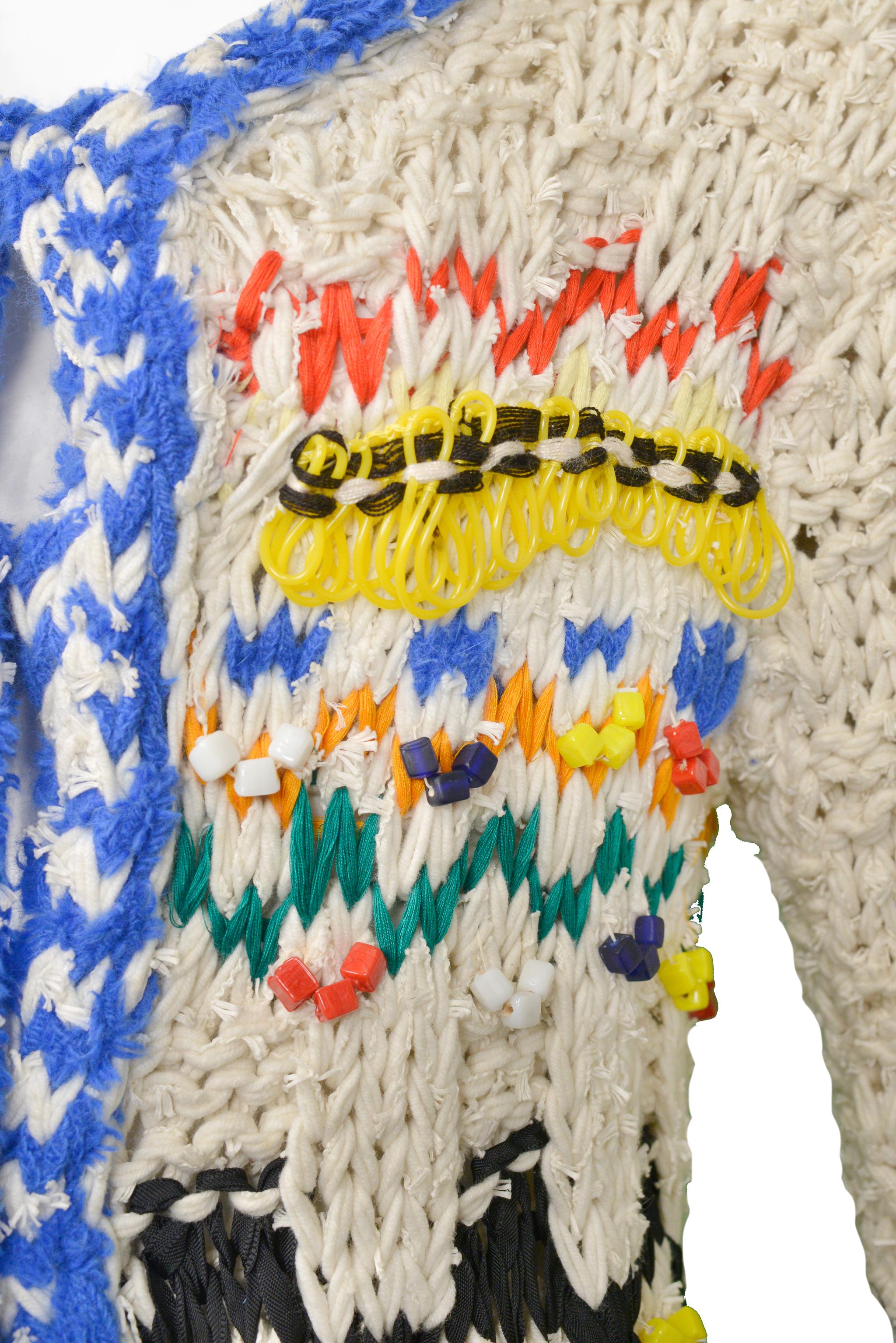 Women's or Men's Vintage John Galliano 2002 Multicolor Sweater