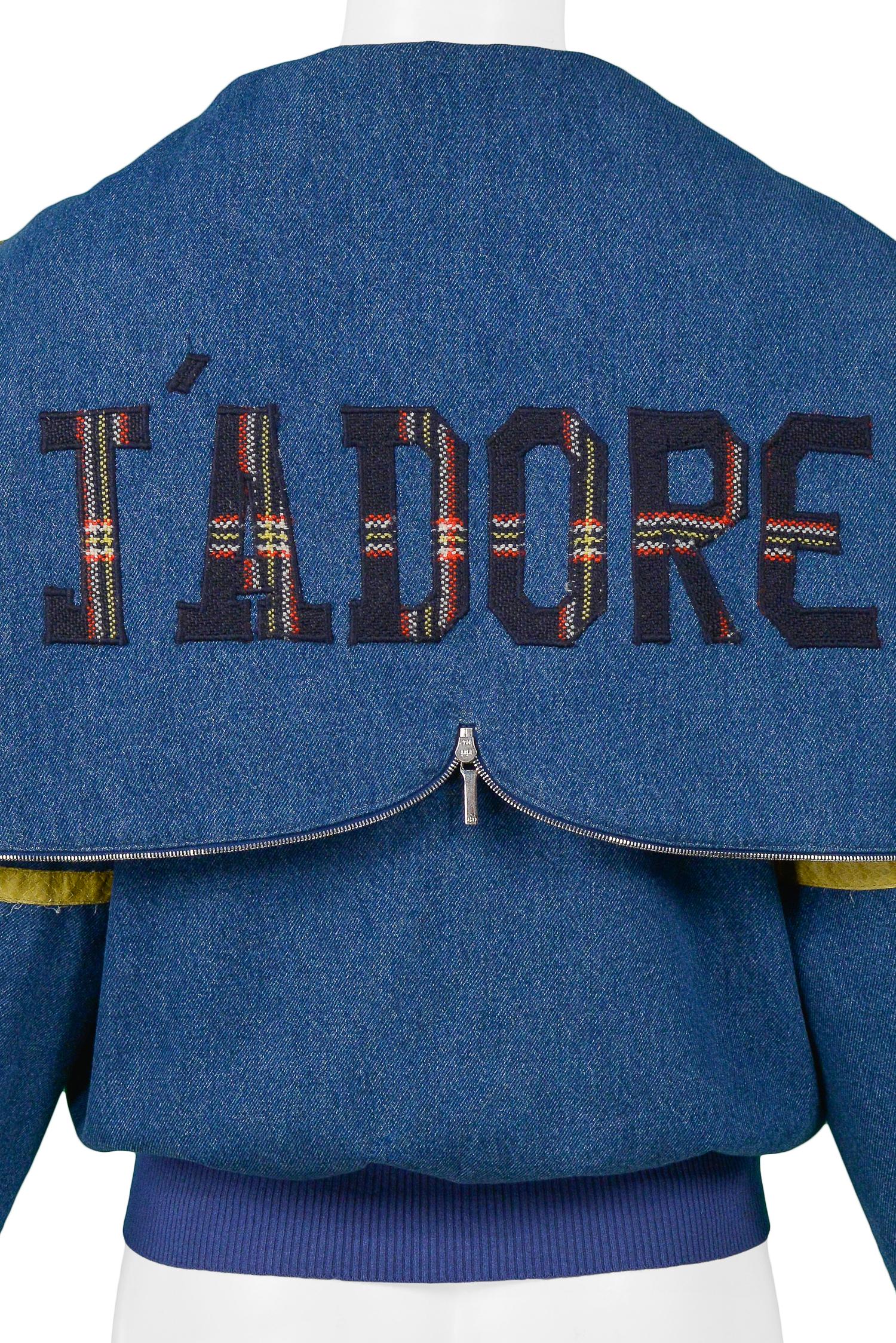 Vintage John Galliano for Christian Dior 2002 Varsity Jacket In Good Condition In Los Angeles, CA