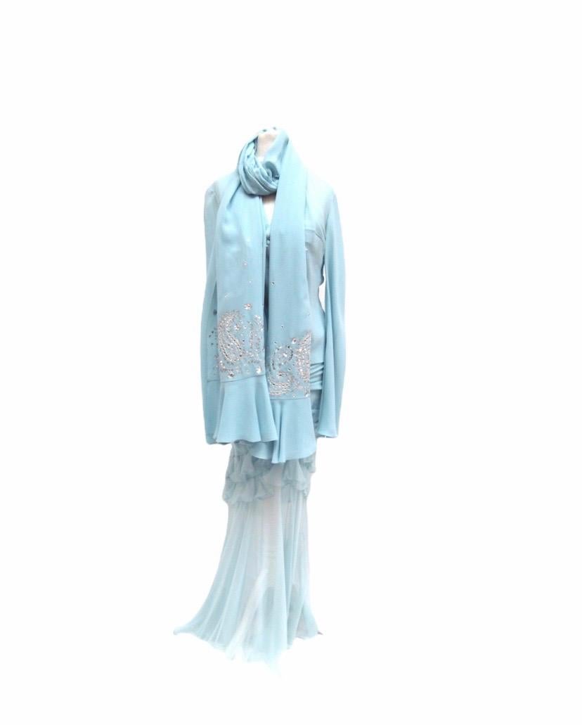 Vintage John Galliano für Christian Dior Kleid Set

Das Set enthält:
Langes Kleid
Strickjacke
Mit Kristall verzierter Schal

FR Größe 42 - US 10

Ausgezeichneter Zustand