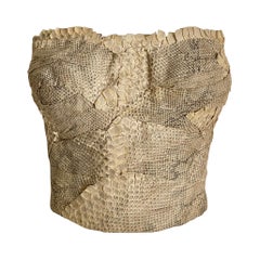 Vintage John Galliano Snake Skin Bustier