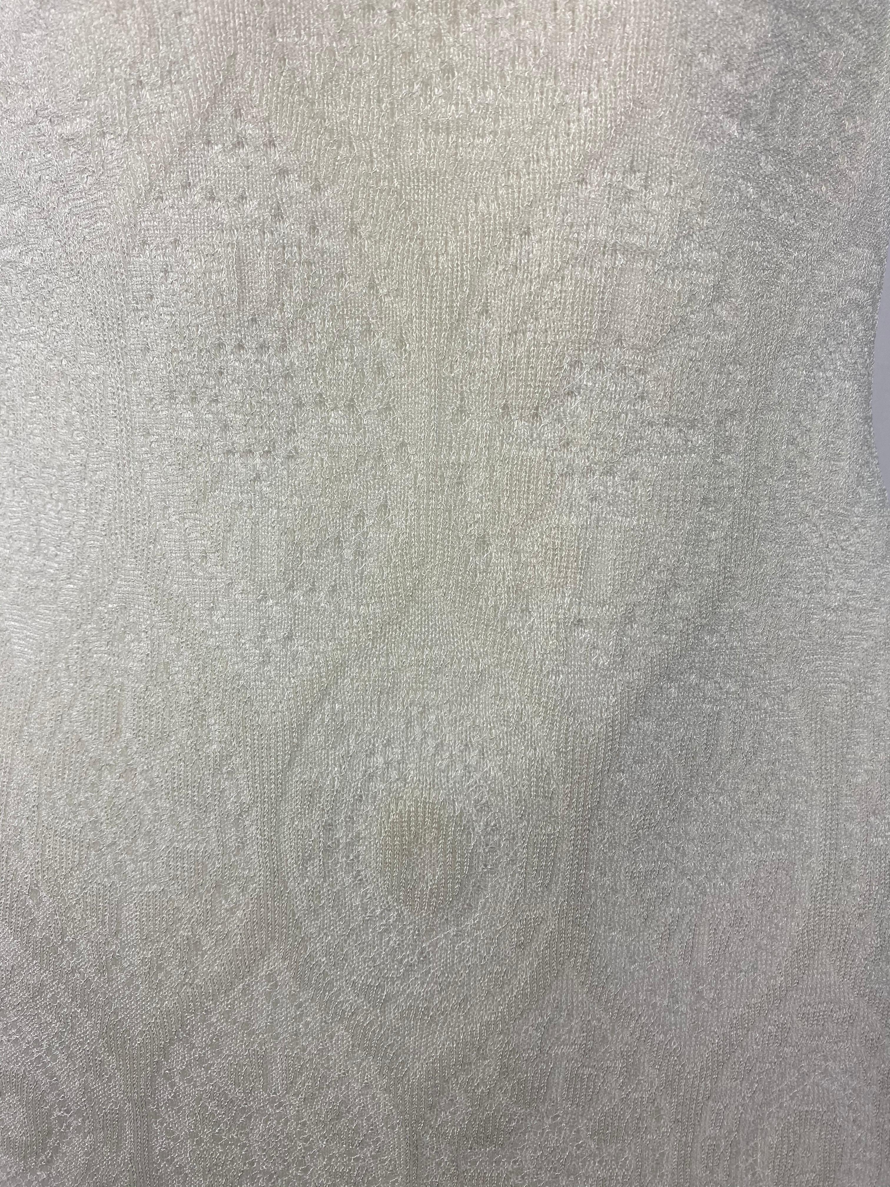 De las mujeres Vintage John Galliano Vestido de encaje blanco