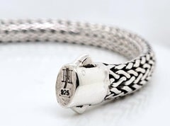 Vintage John Hardy Classic Chain 10mm 925 Silver & 18k Gold Bracelet 8"