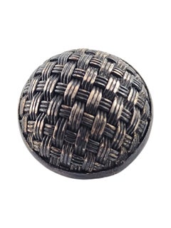 Vintage John Hardy Sterling Silver Set of 7 Basket Weave Buttons #19088