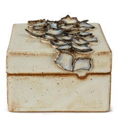Vintage John Miller Studio Pottery Box, 20. Jahrhundert
